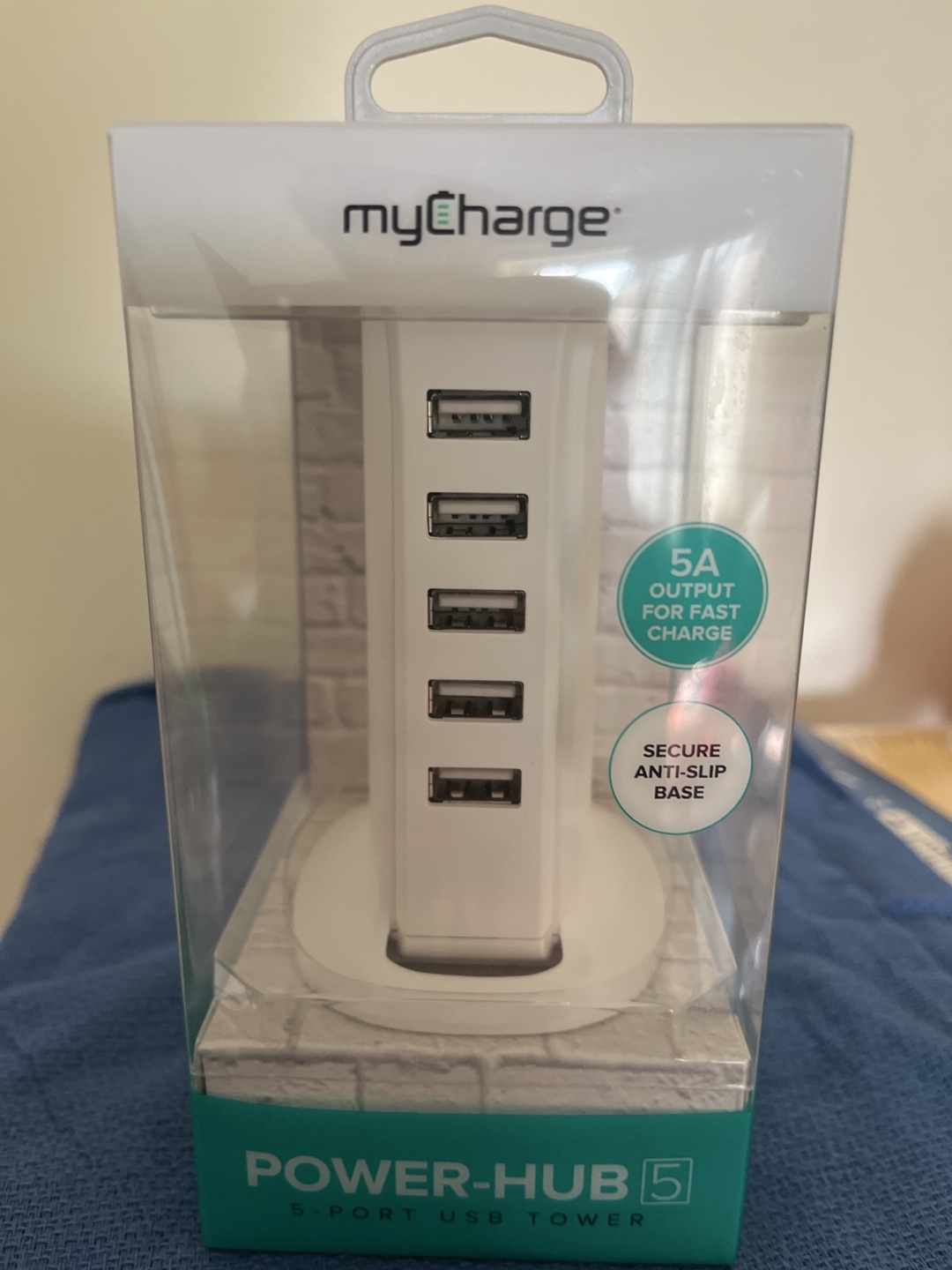 🥕 myCharge POWER-HUB 5-Port USB Tower