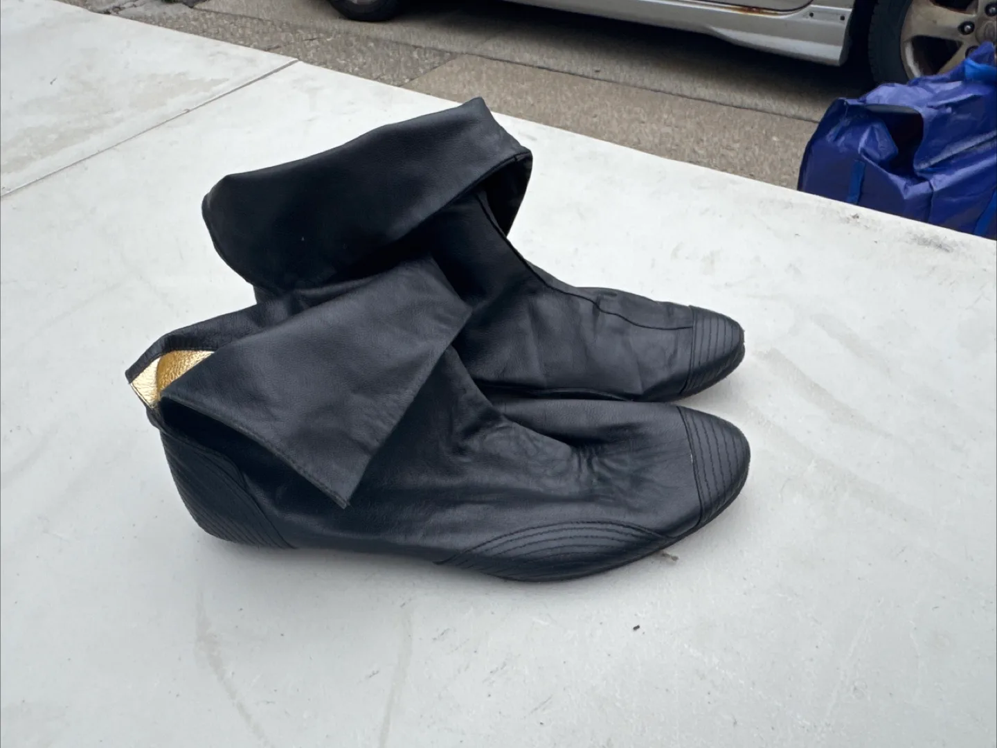 Black Leather Boots - Size 11 image indicator(3)