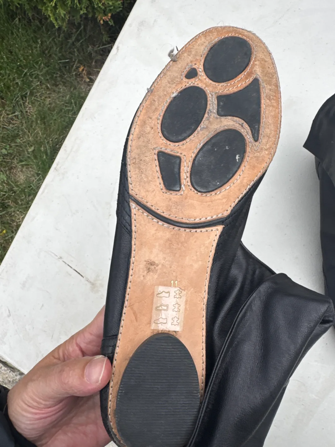 Black Leather Boots - Size 11 image indicator(2)