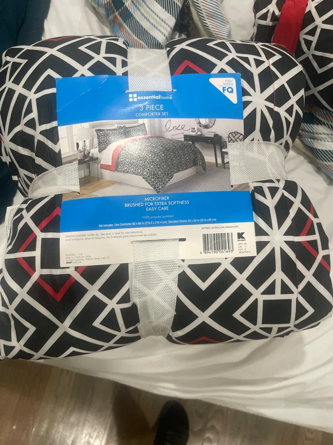 Essential Home 3 Piece Comforter Set - Full/Queen thumbnail