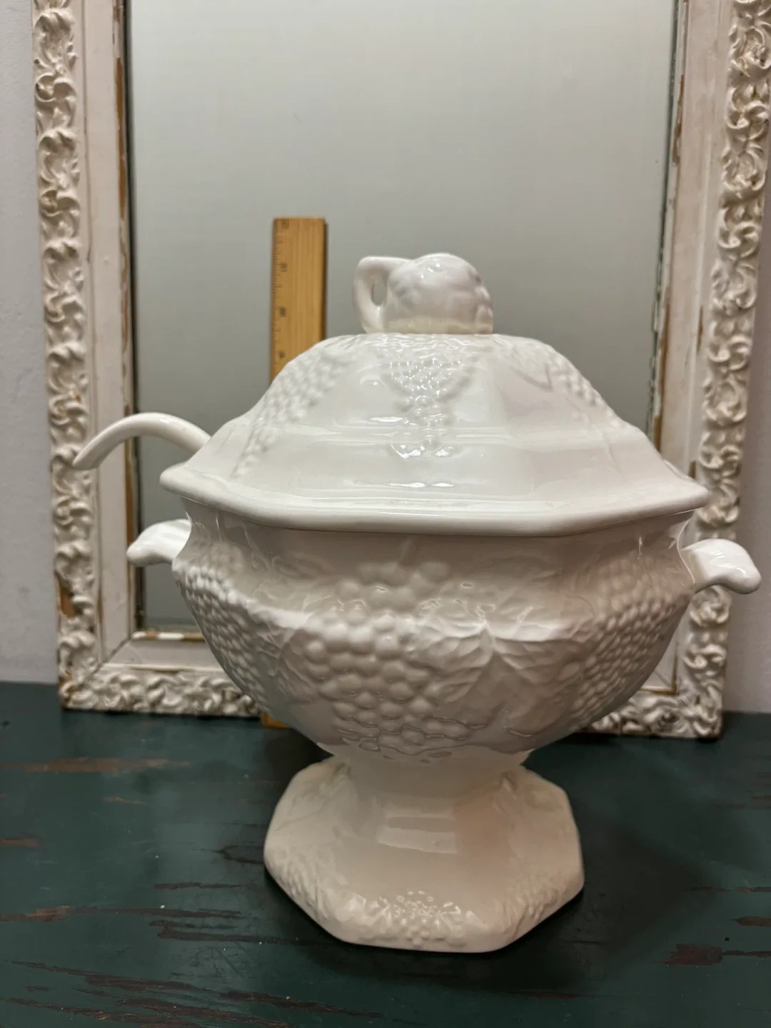 Vintage CALIFORNIA POTTERY Ceramic Tureen Set image indicator(3)