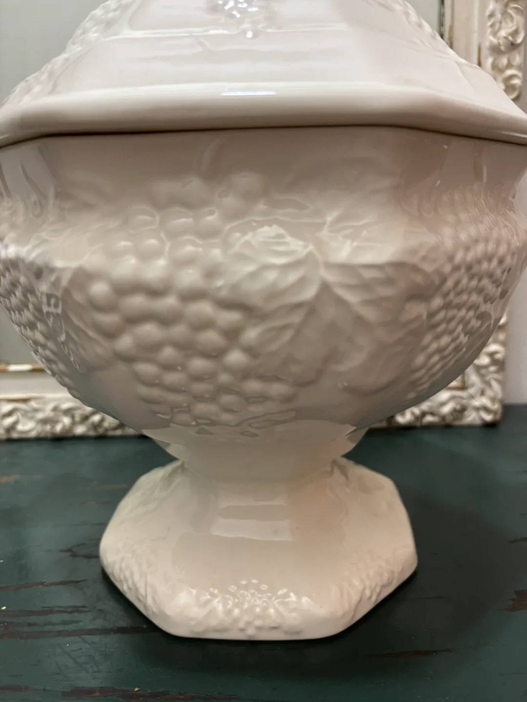 Vintage CALIFORNIA POTTERY Ceramic Tureen Set image indicator(6)