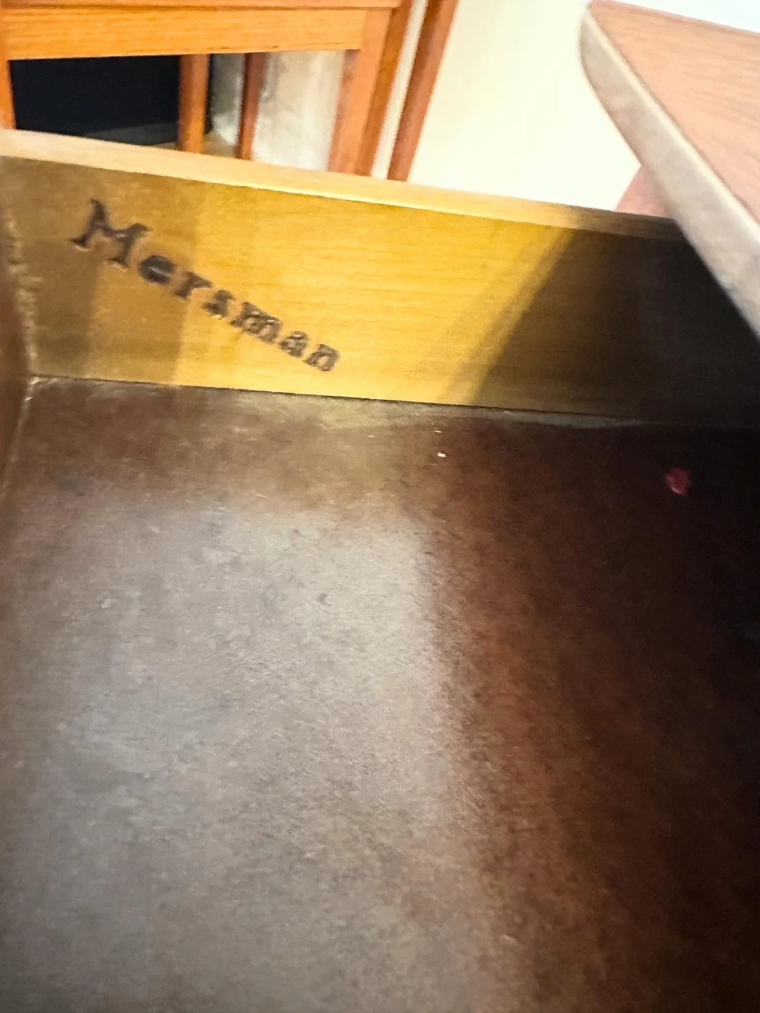 Refinish, mid-century, walnut end table tables image indicator(6)