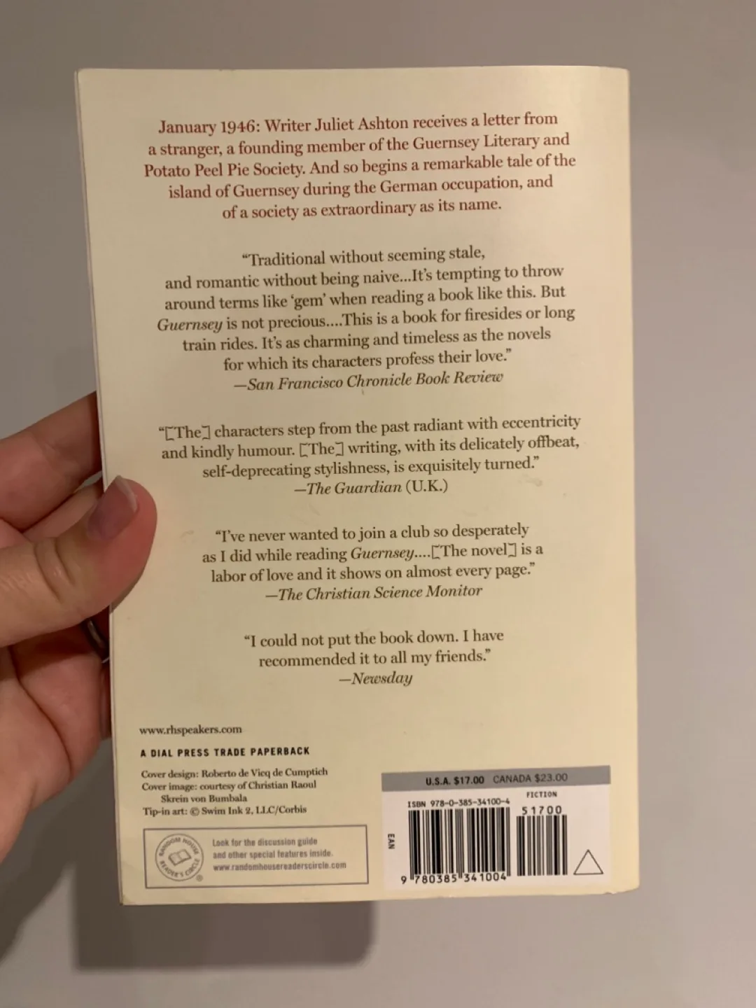 The Guernsey Literary and Potato Peel Pie Society Book image indicator(2)