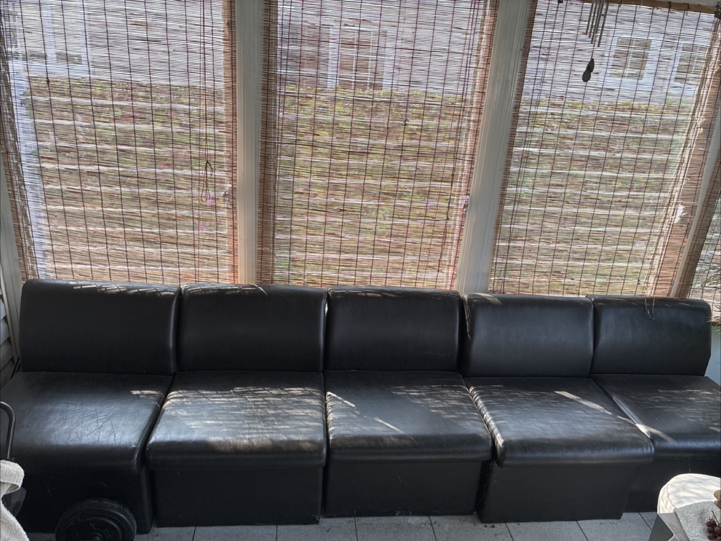 Black Modular Sofa - photo 2