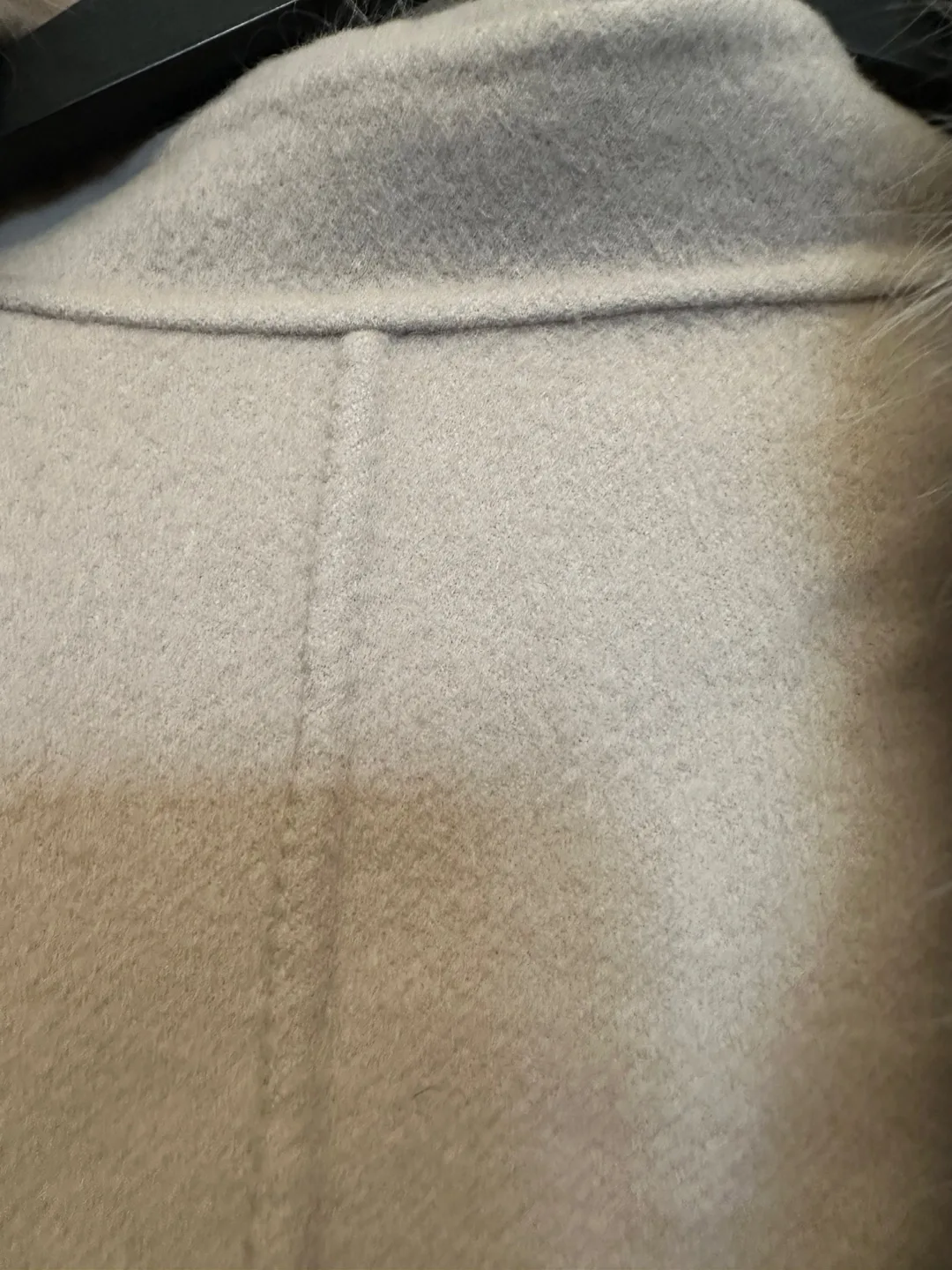 Wool Blend Coat with Fur Collar image indicator(5)