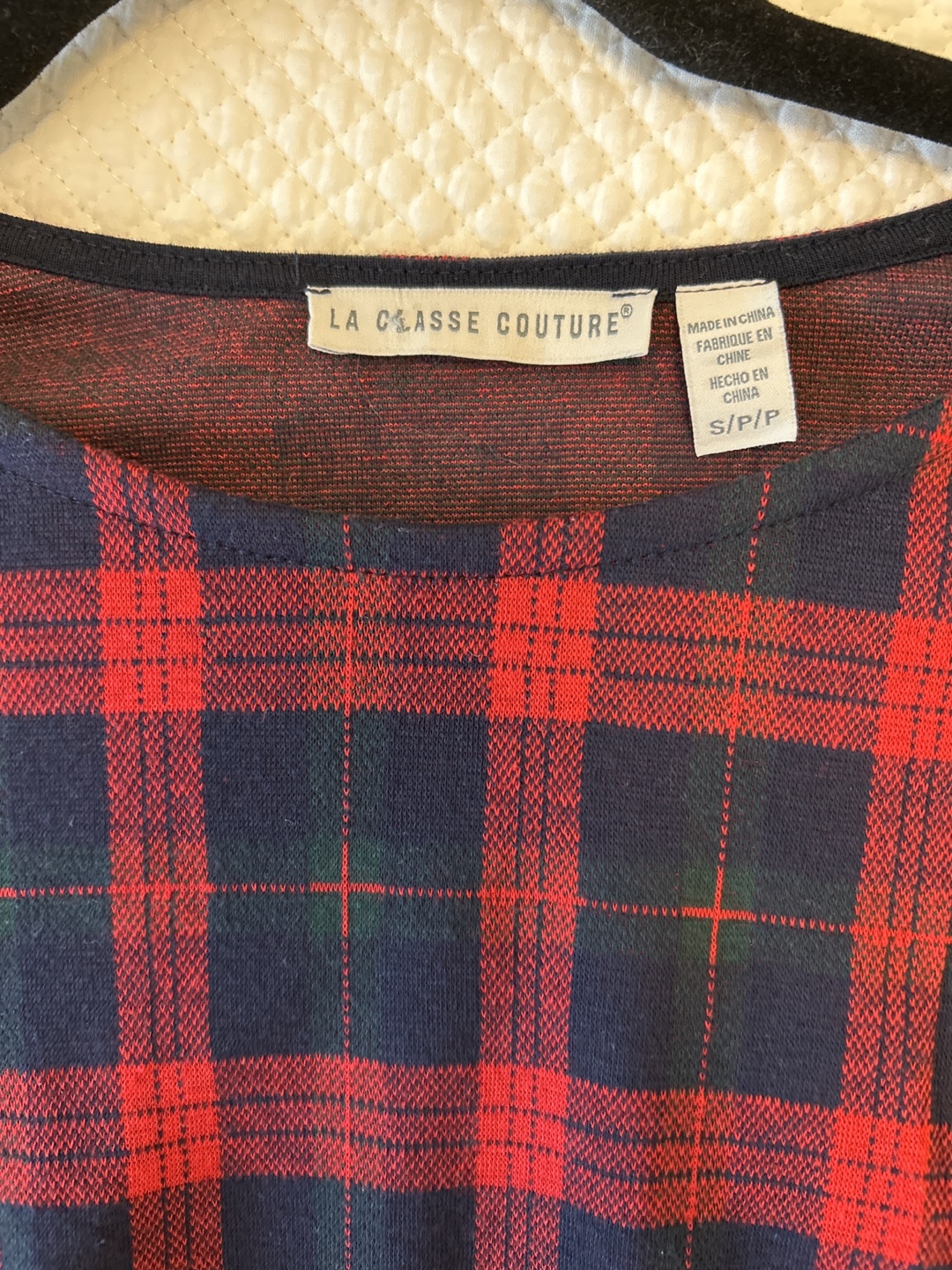 La Classe Couture Plaid Dress - Size Small - photo 3
