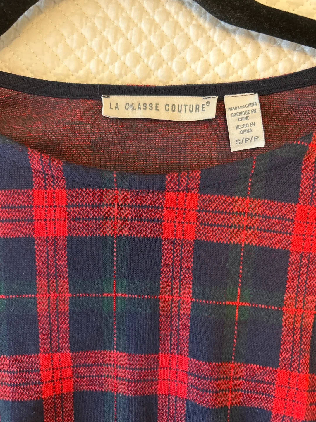 La Classe Couture Plaid Dress - Size Small image indicator(3)