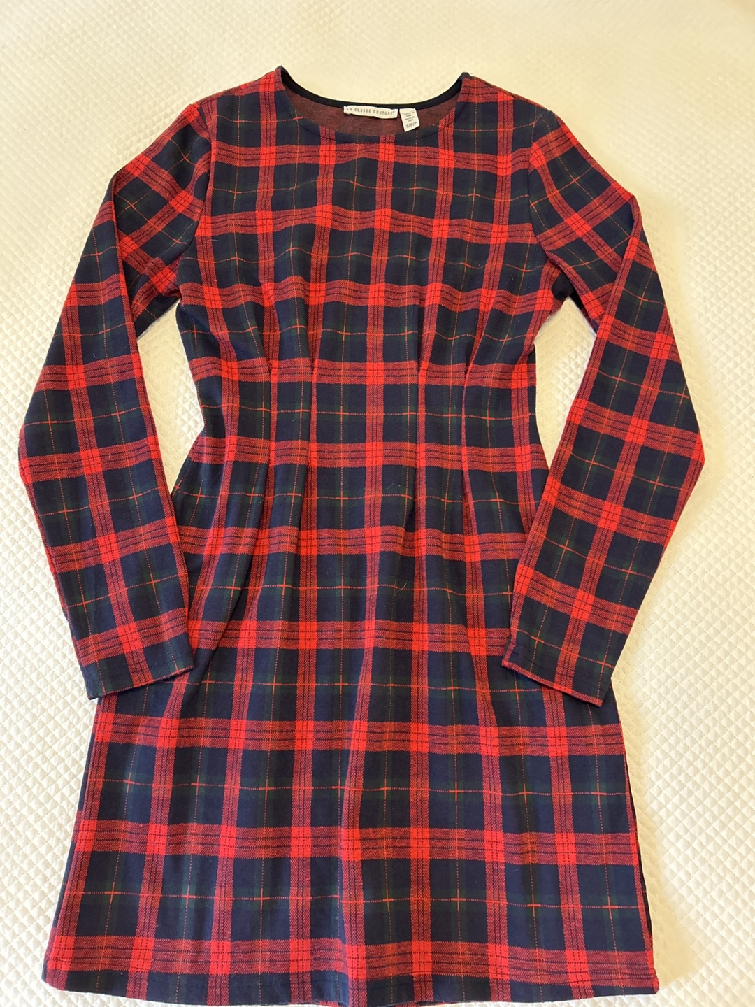 La Classe Couture Plaid Dress - Size Small - photo 4