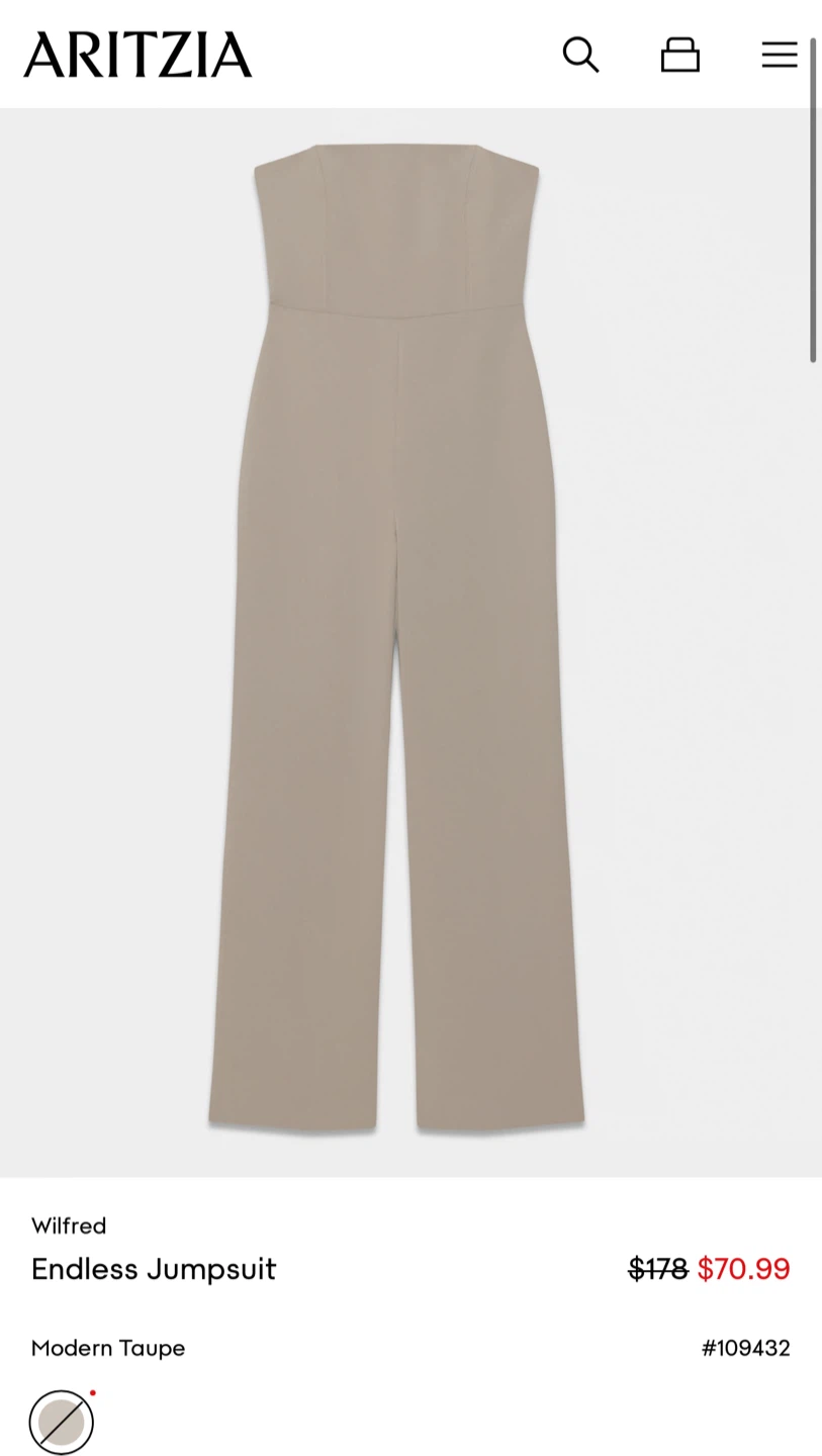 BNWT- Aritzia Endless Jumpsuit - size 2 - photo 2