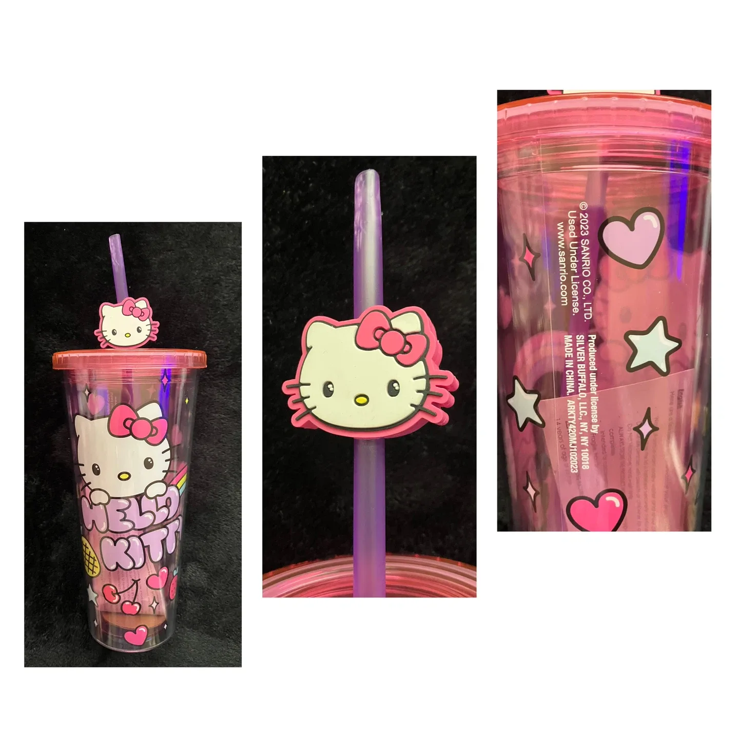 (Hello Kitty) Tumbler With Straw thumbnail