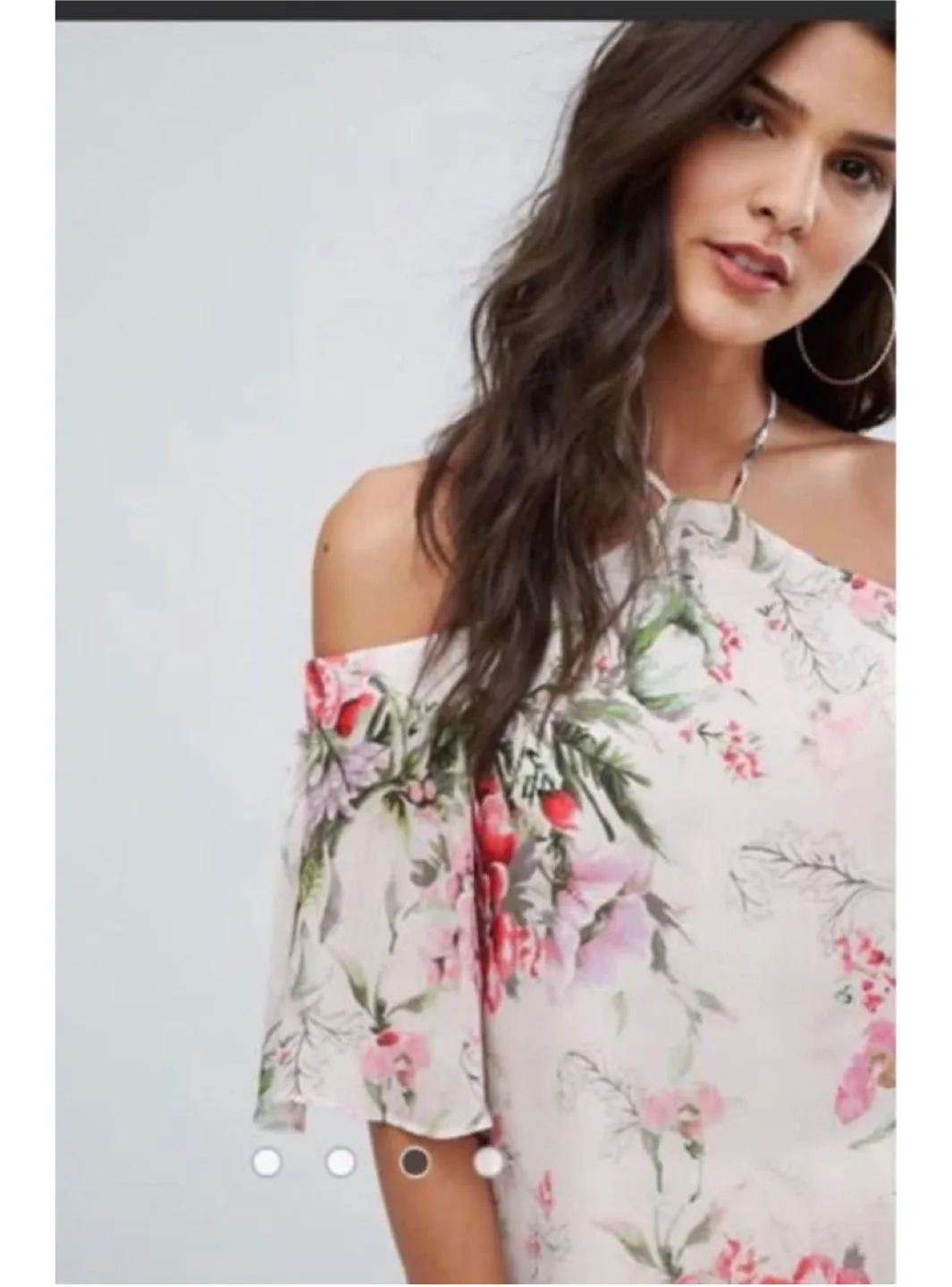 Dex Floral Off-Shoulder Blouse - Size S image indicator(5)