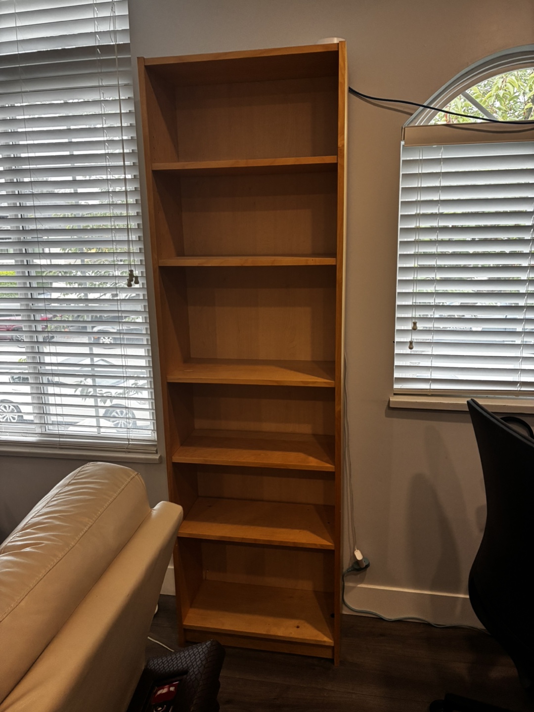 IKEA Tall Wooden Bookcase - photo 2