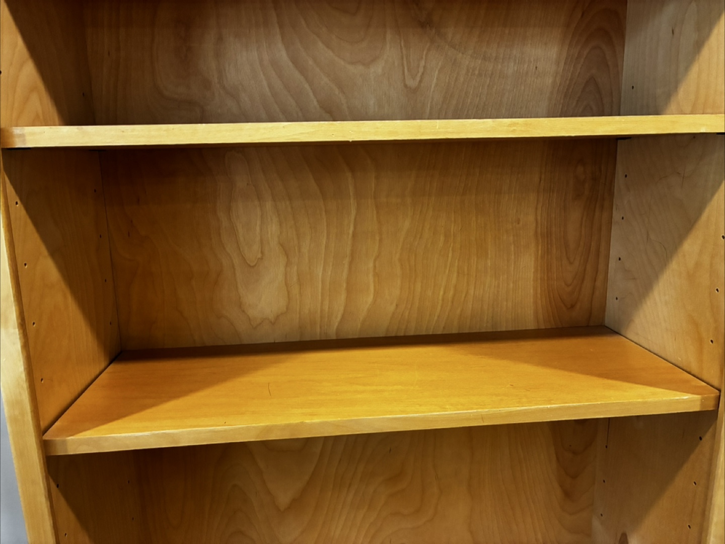 Solid Wood Birch Bookcase with Shelves - photo 5