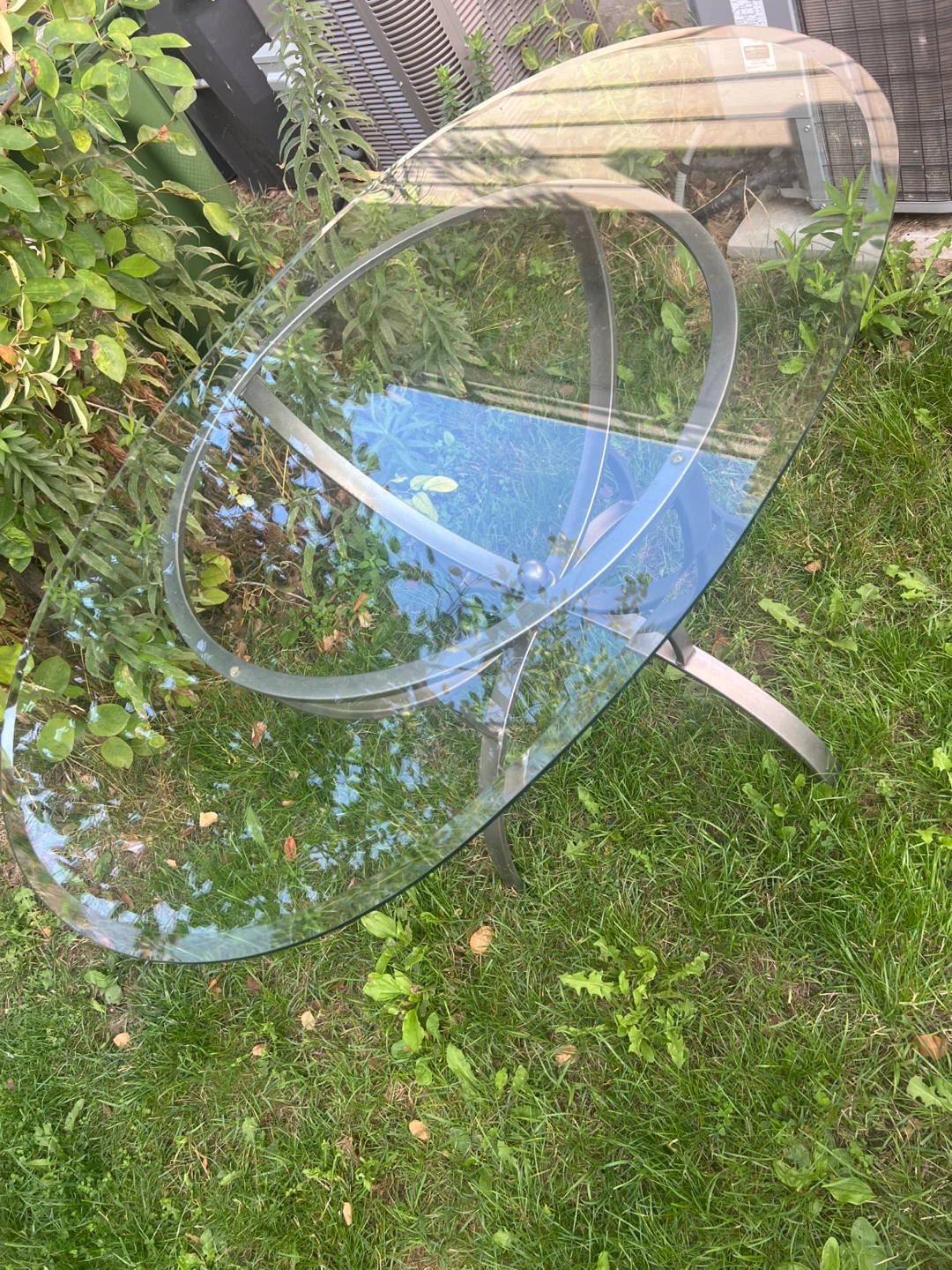 Glass Top Oval Dining Table - photo 2