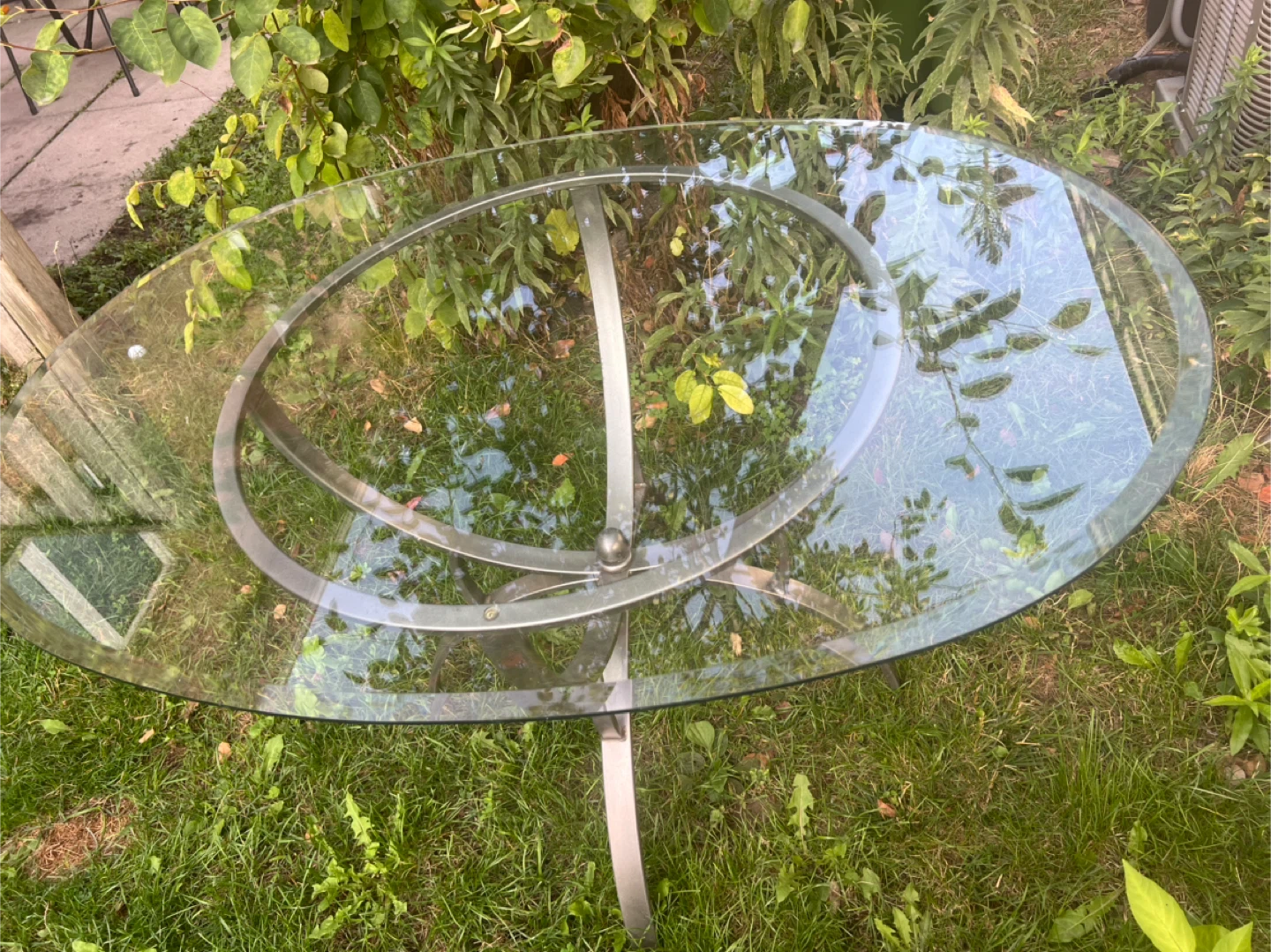 Glass Top Oval Dining Table - photo 5