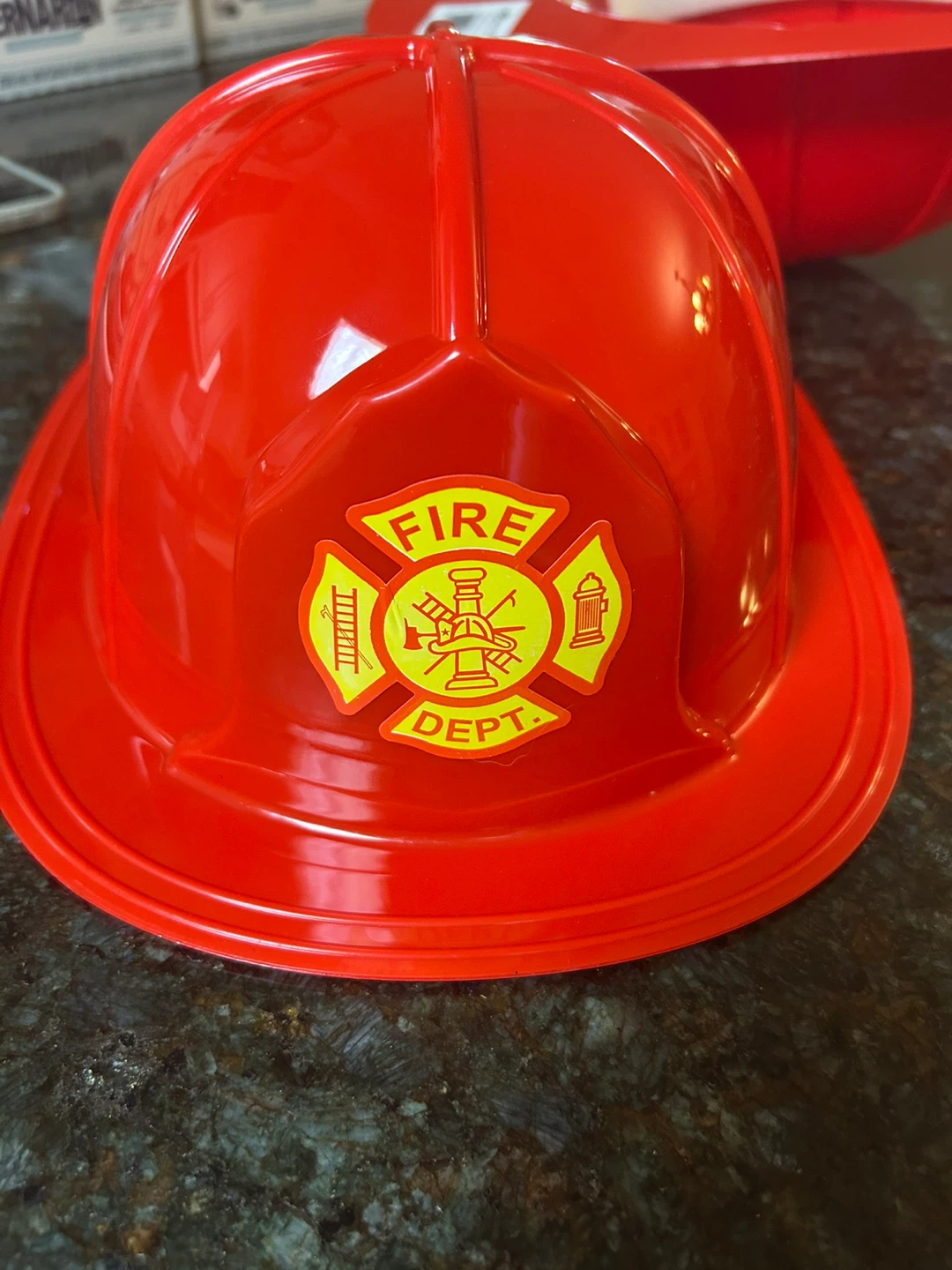 Fire Dept. Firefighter Helmet - Red