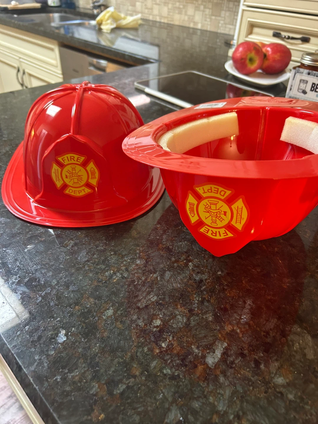 Fire Dept. Firefighter Helmet - Red - photo 3