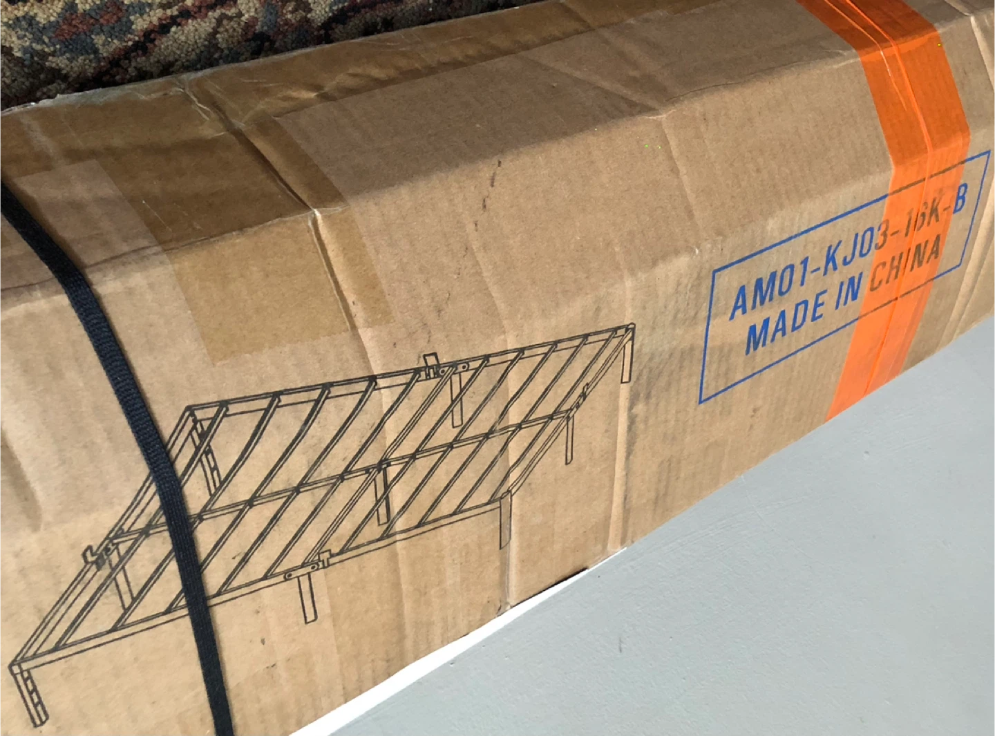 Metal Bed Frame with 14-inch Storage Space - photo 2