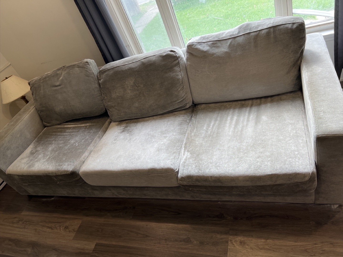 Grey 4-Seater Sofa - photo 3