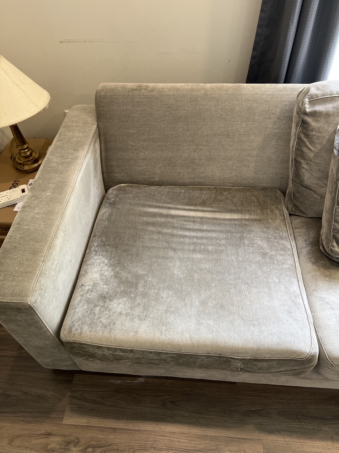 Grey 4-Seater Sofa - photo 2