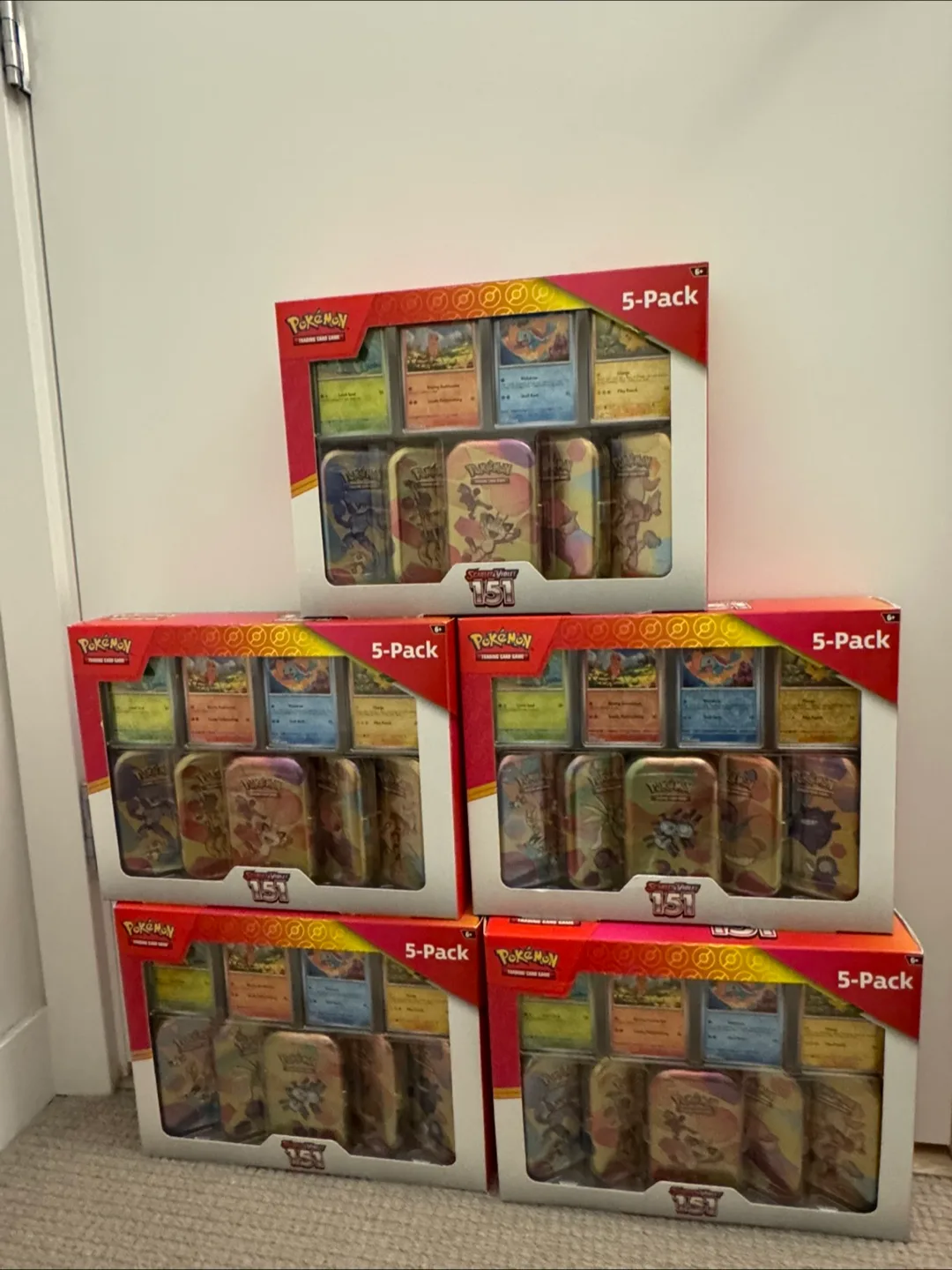 Pokemon Costco 151 mini tin 5 packs thumbnail