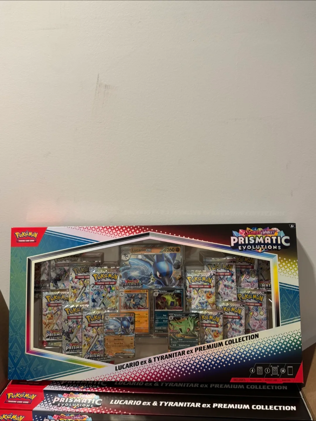 Prismatic Evolutions Lucario & Tyranitar Premium Collection thumbnail