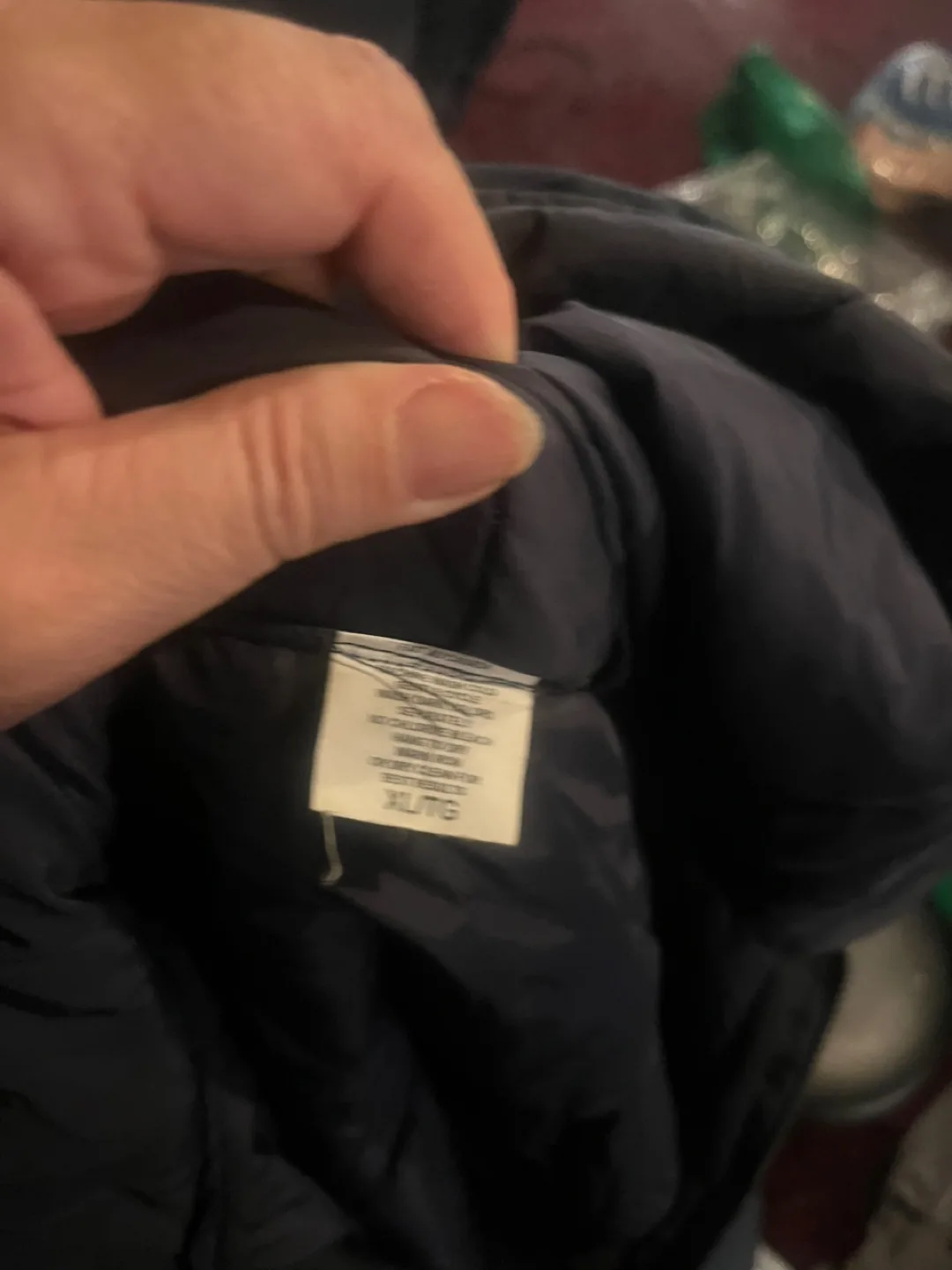 Jacket XL/TG to track jacket image indicator(2)