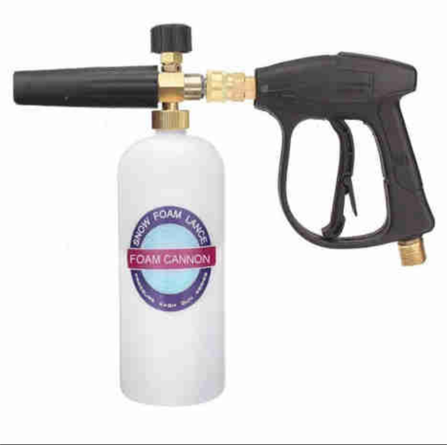 Foam Cannon Pressure Washer Gun + Cleaning Kit - photo 2