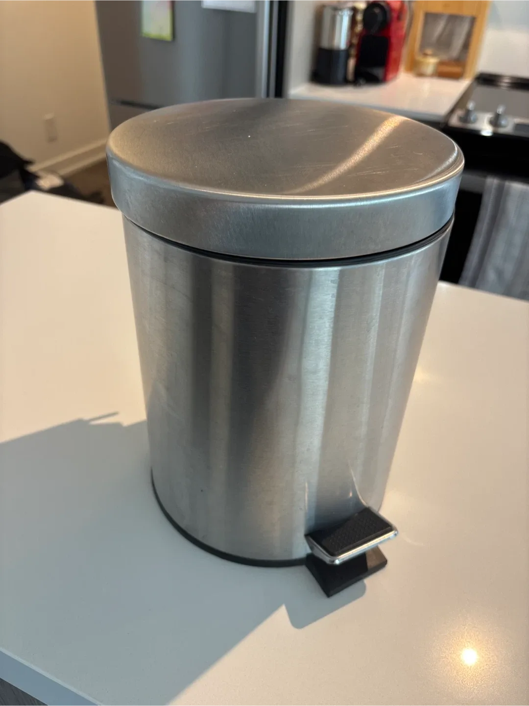 Ikea STRAPATS Pedal Bin - Stainless Steel thumbnail