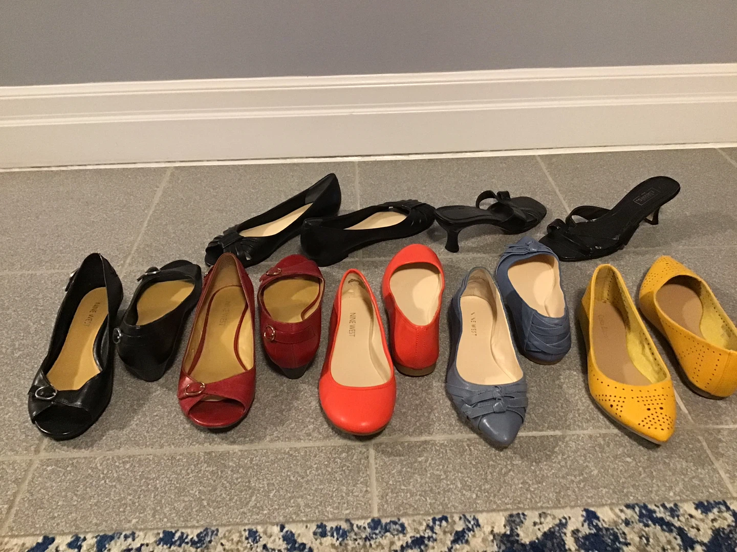 Nine West Flats - Assorted Colors together & Styles