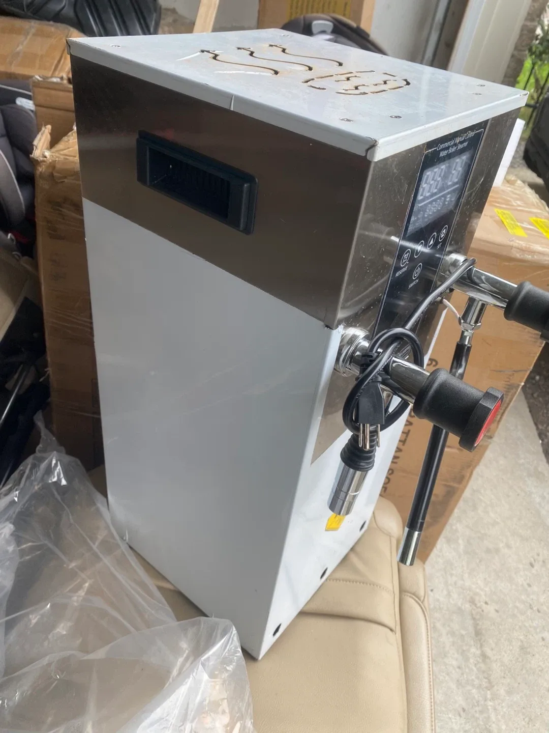 Commercial Manual Control Water Boiler Steamer image indicator(5)