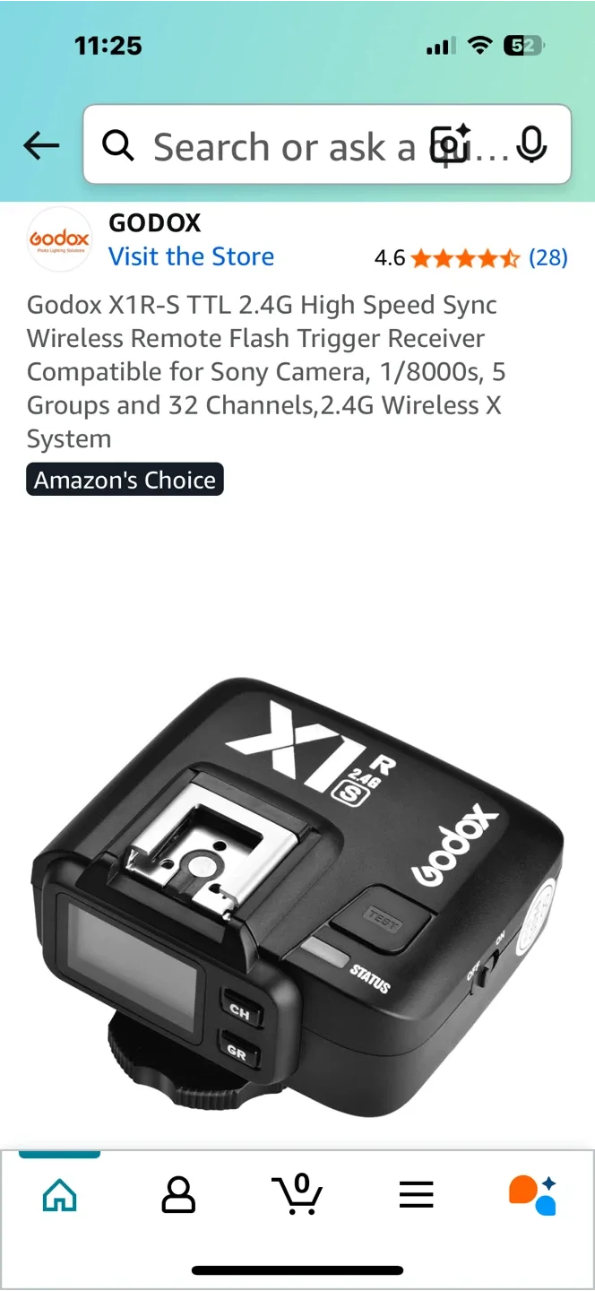 Godox X1R-S TTL Wireless Flash Trigger Receiver thumbnail