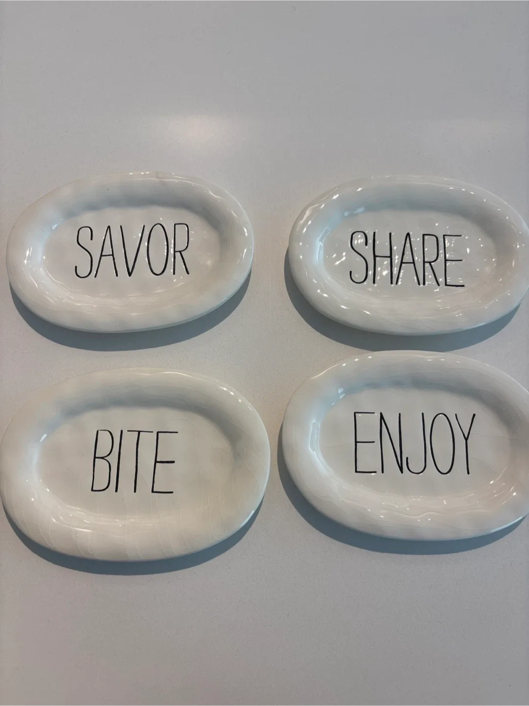 FREE Ceramic Appetizer Plates - Savor, Share, Bite, Enjoy thumbnail