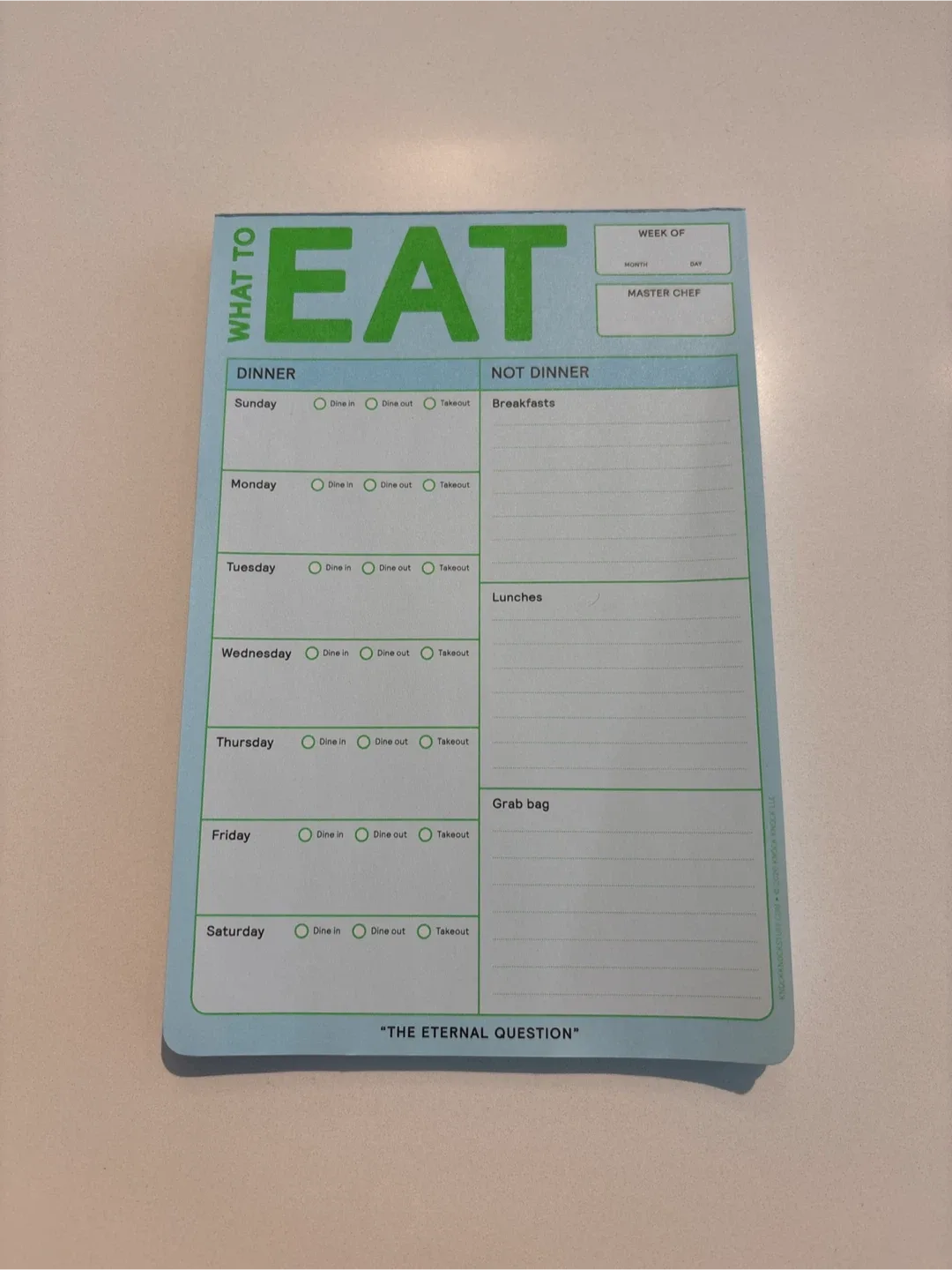 FREE What to Eat Dinner Planner Pad thumbnail