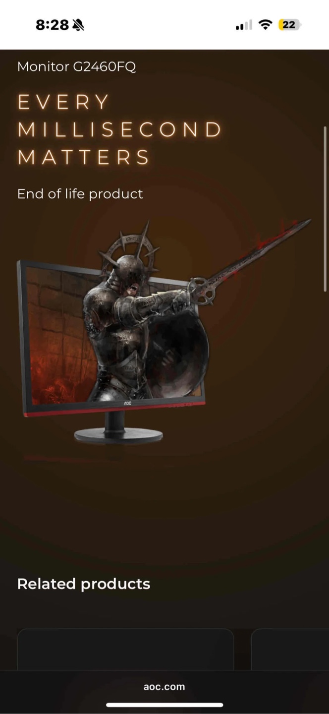 AOC 24 inch Monitor - photo 3