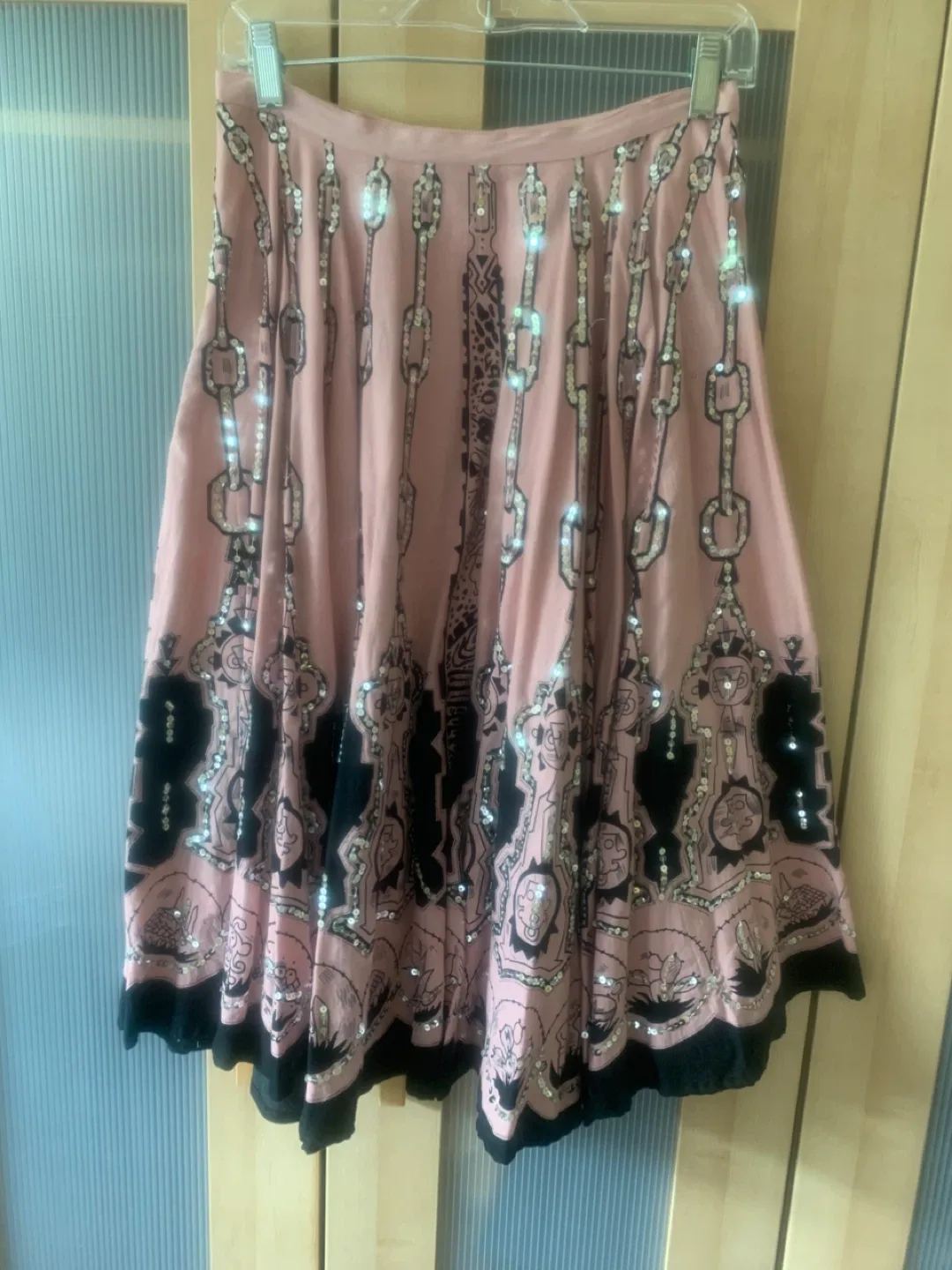 Vintage Raindrops skirt with Sequin Accents   Size S image indicator(2)