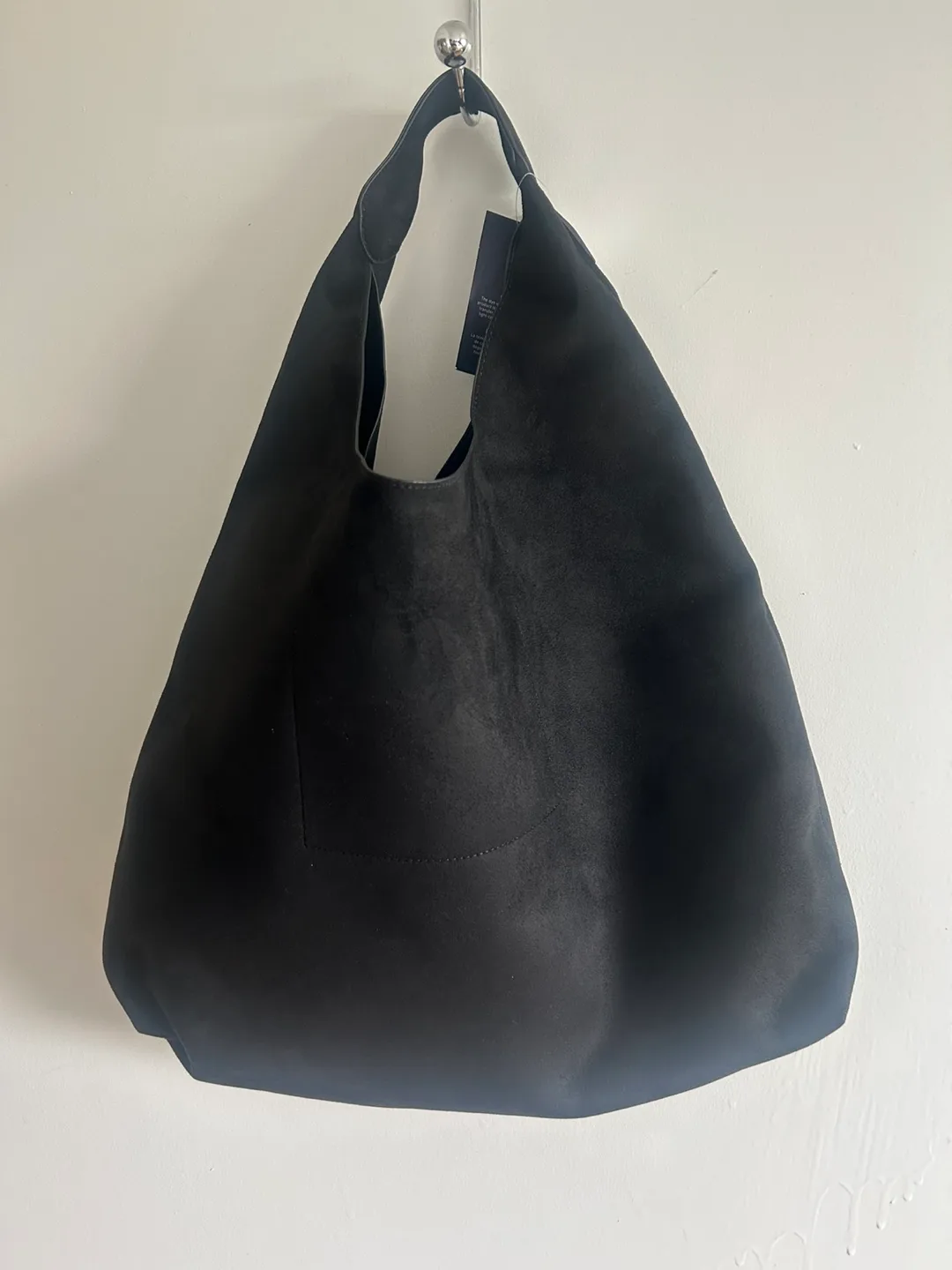 GAP Black Vegan Suede Slouchy Bag - New image indicator(2)