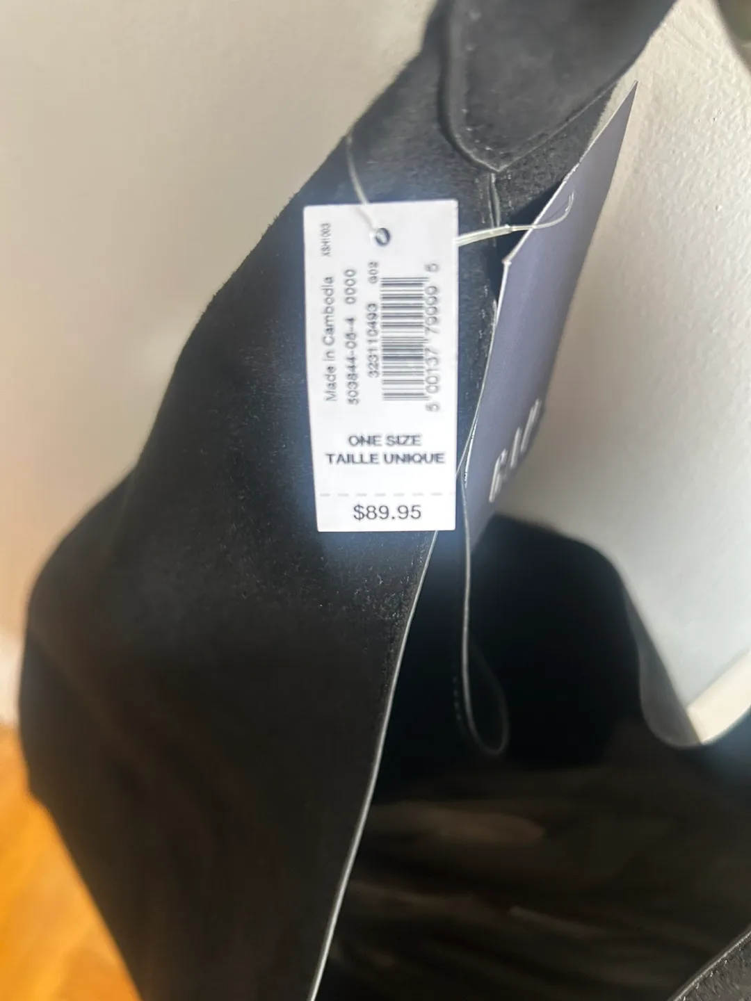 GAP Black Vegan Suede Slouchy Bag - New image indicator(5)