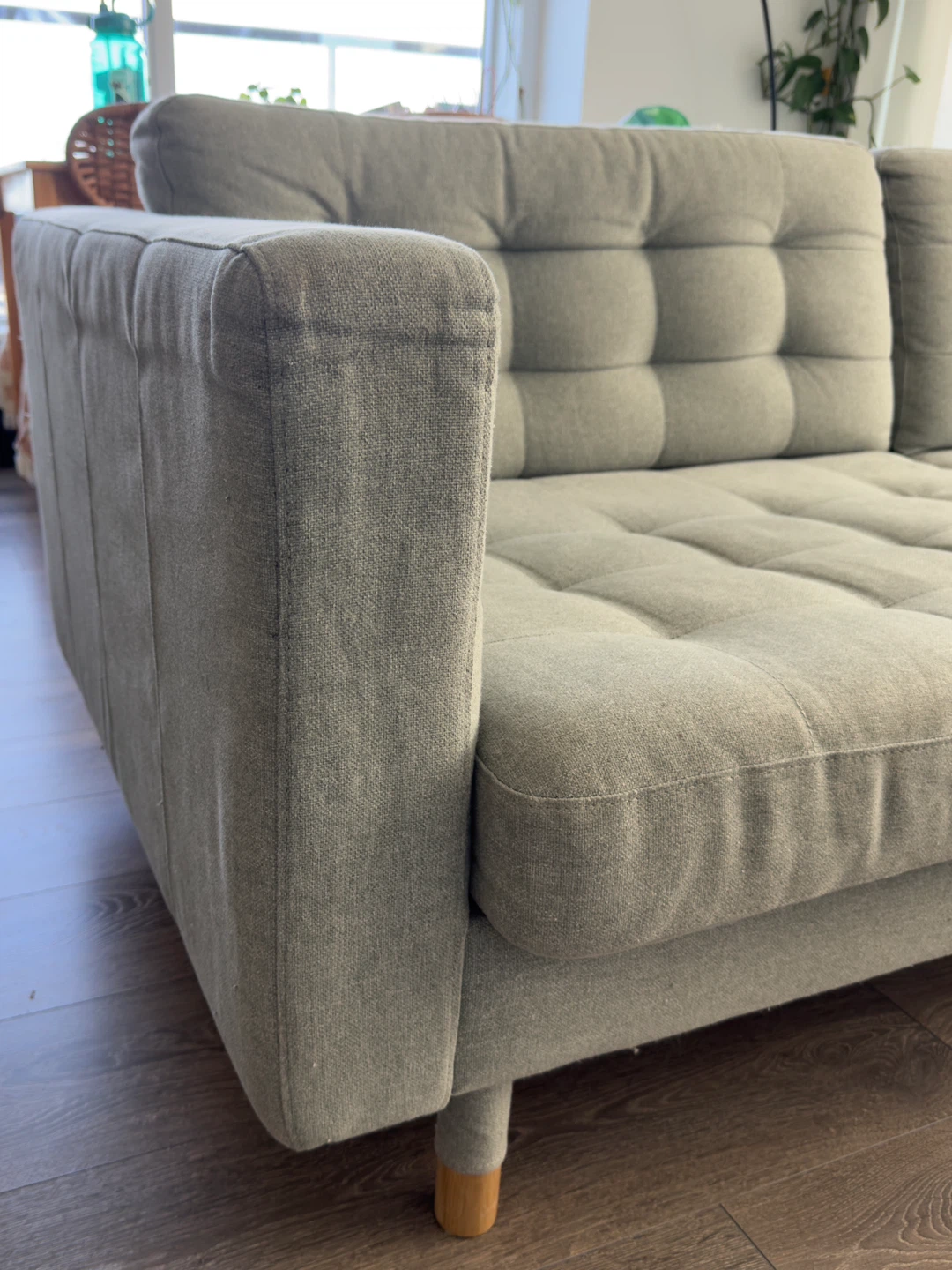 IKEA Landskrona 3-Seat Sofa, Sage green - photo 5