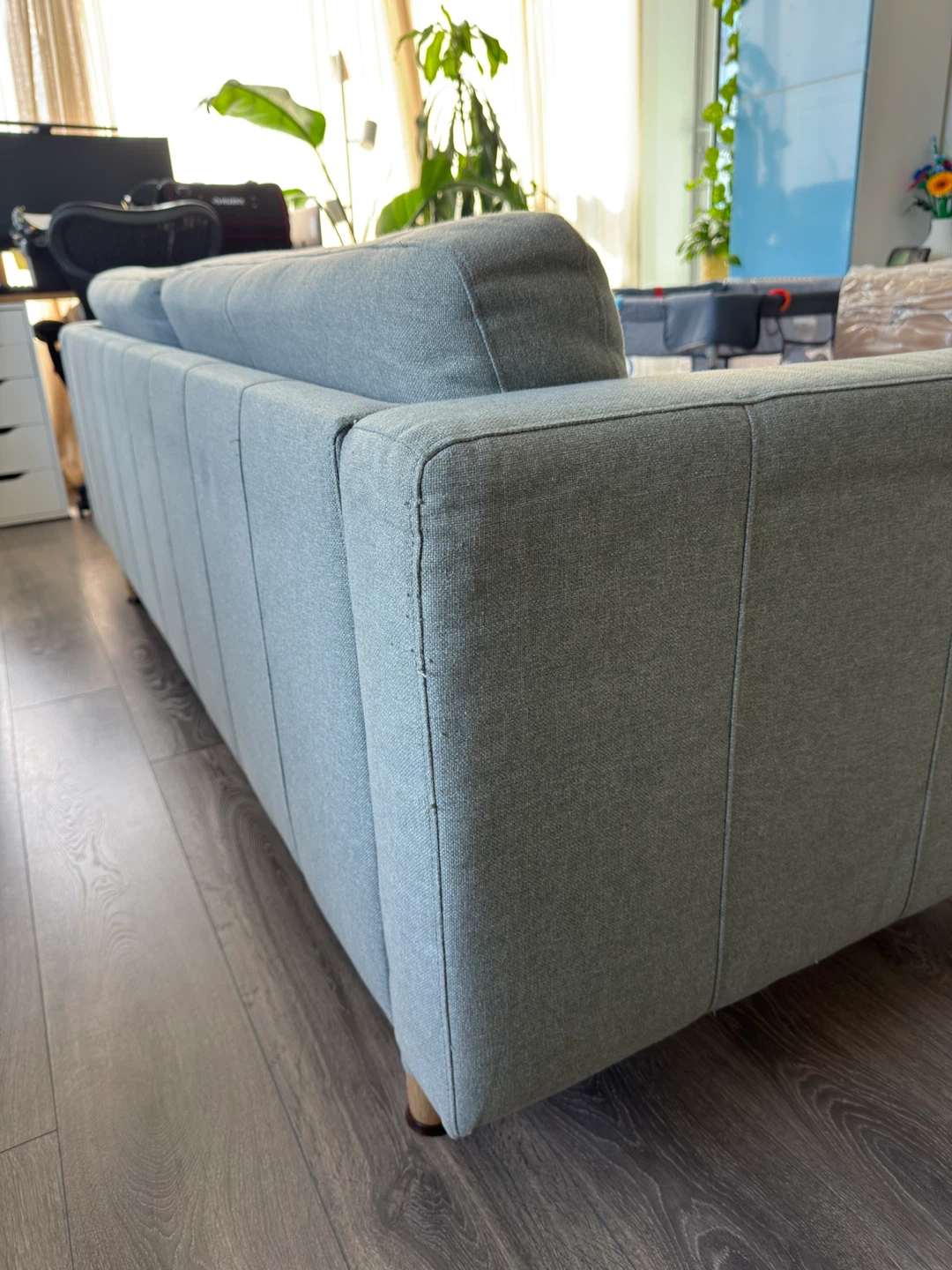 IKEA Landskrona 3-Seat Sofa, Sage green - photo 4