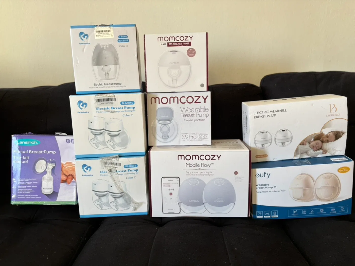 Various Breast Pumps: Momcozy, Bellababy, Lansinoh thumbnail