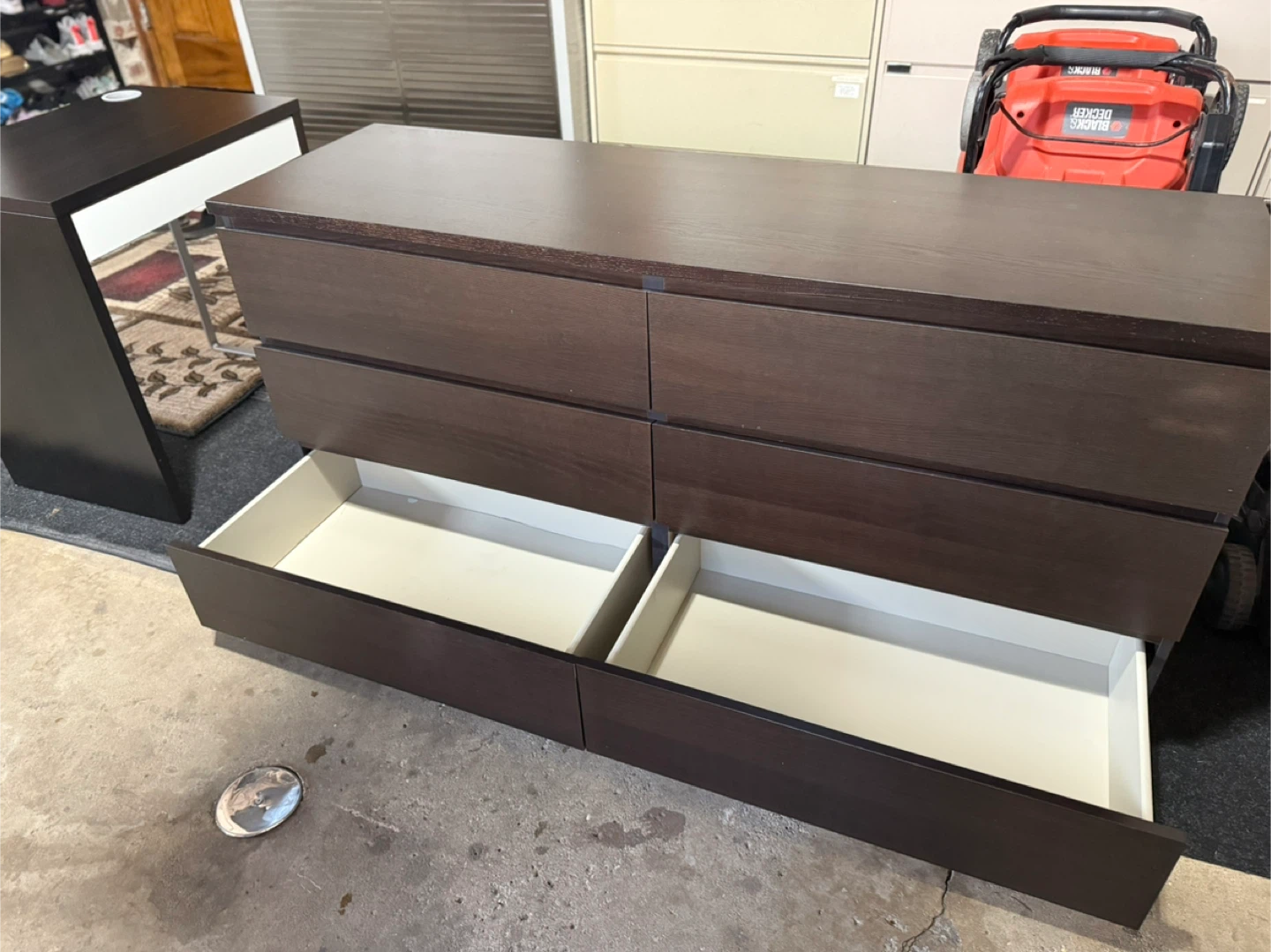 IKEA Malm 6-Drawer Dresser - Black - photo 4