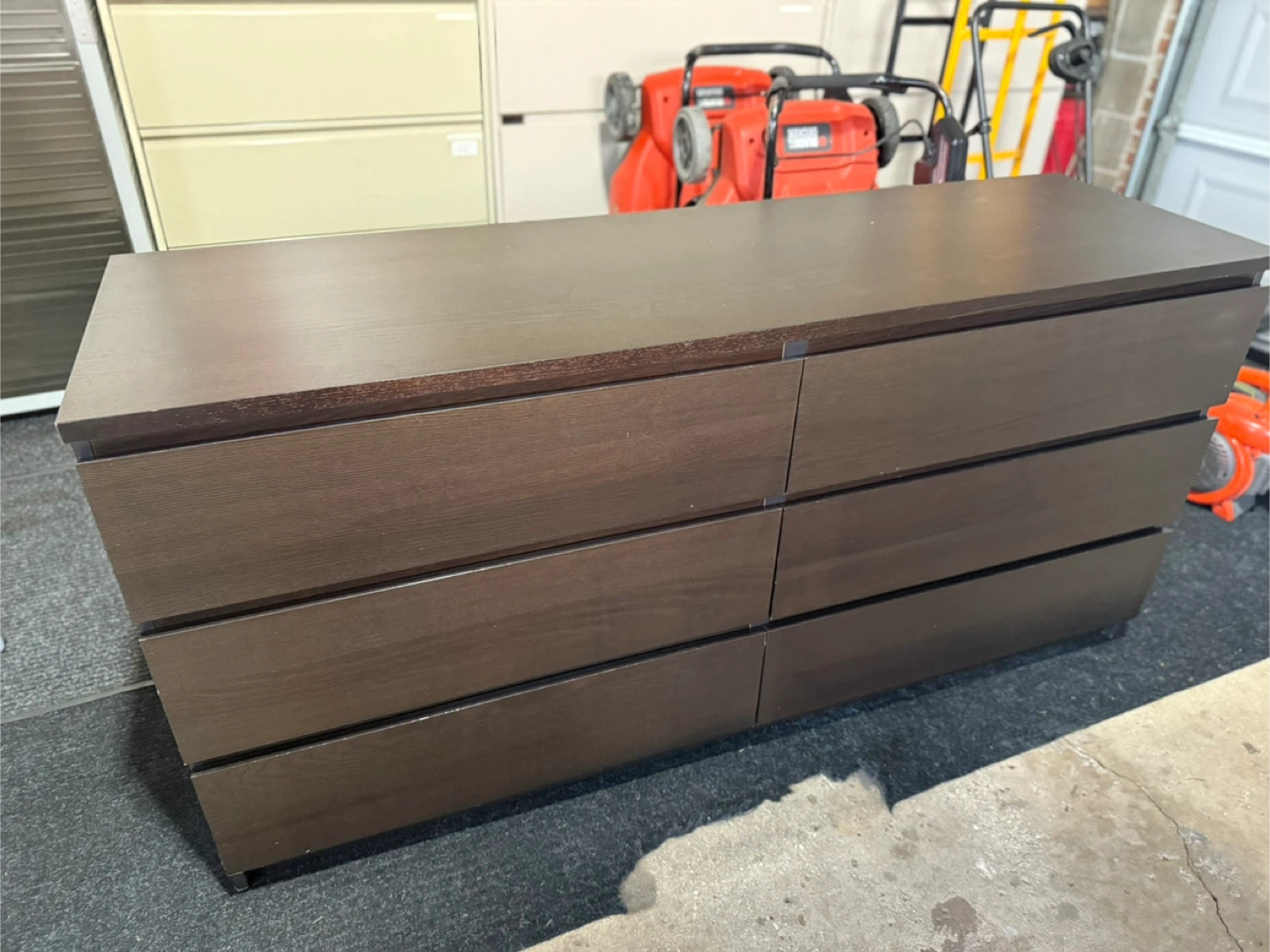 IKEA Malm 6-Drawer Dresser - Black