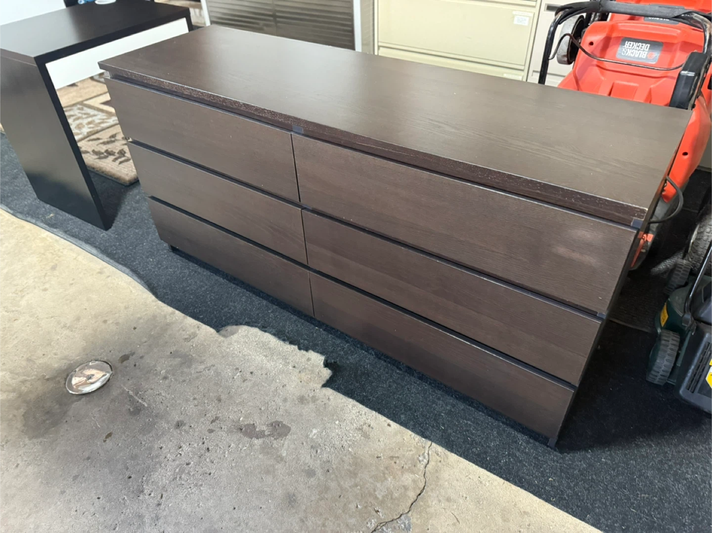IKEA Malm 6-Drawer Dresser - Black - photo 2