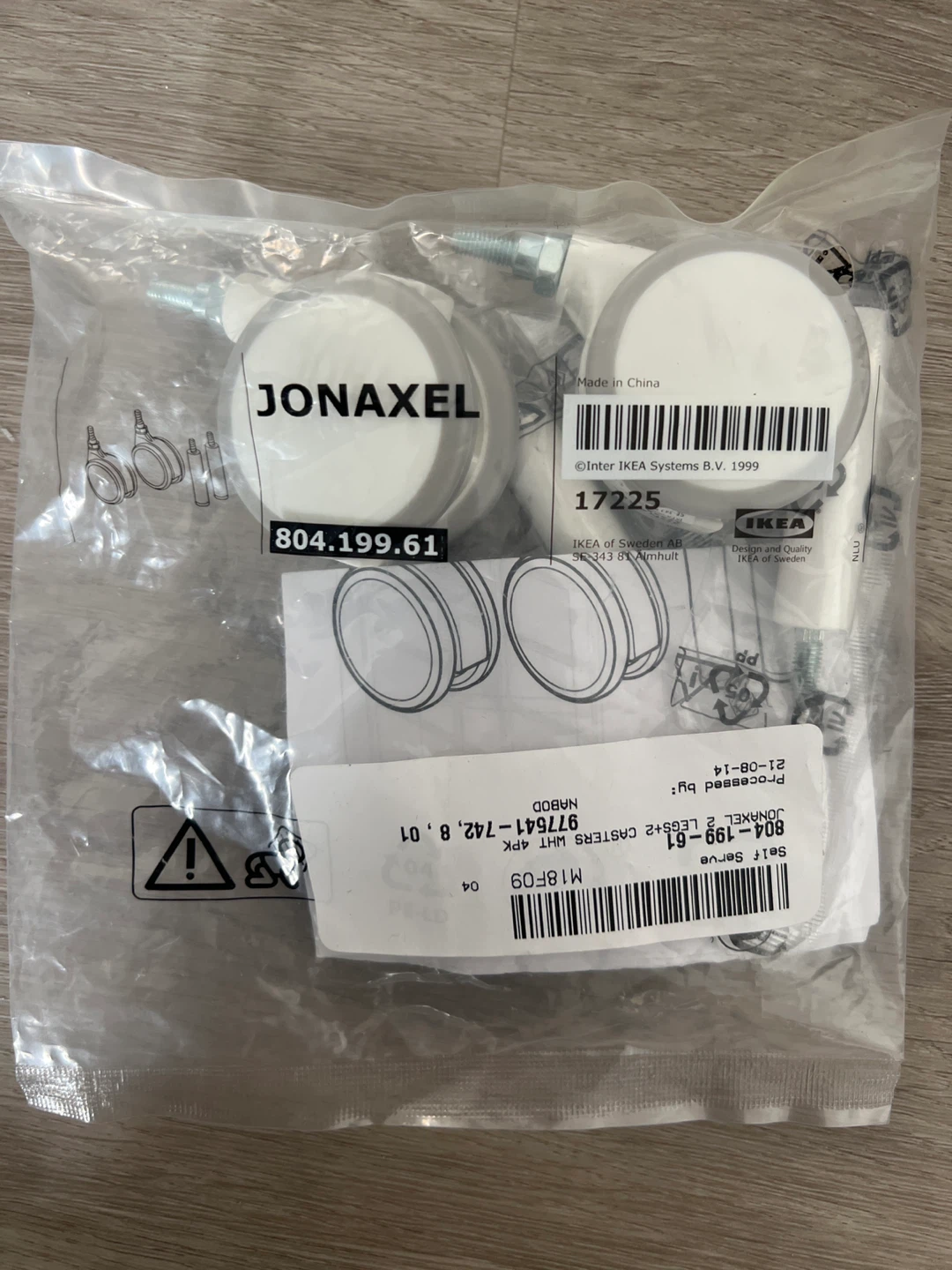 IKEA JONAXEL Casters (Set of 4)