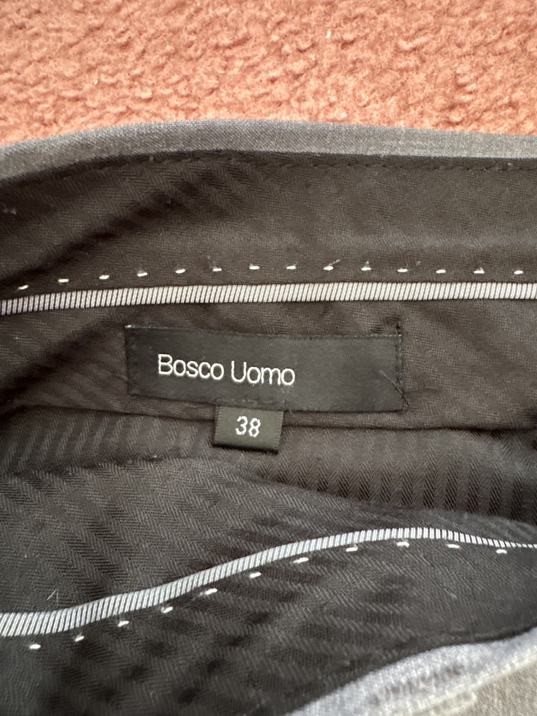 Bosco Uomo Grey Dress Pants - Size 38 - photo 3