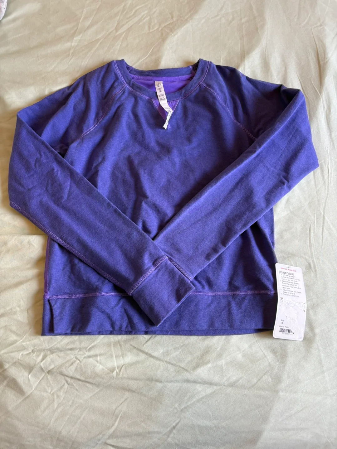 🆕 Lululemon Voyage Pullover - Size 6 thumbnail