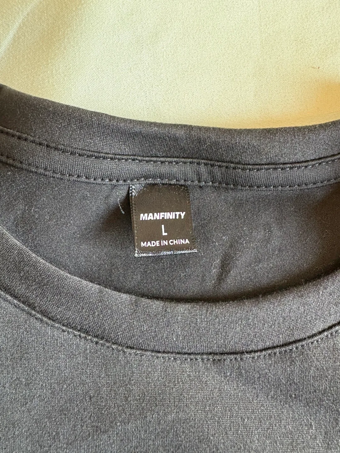 MANFINITY Black Long Sleeve Shirt - Size Large image indicator(2)