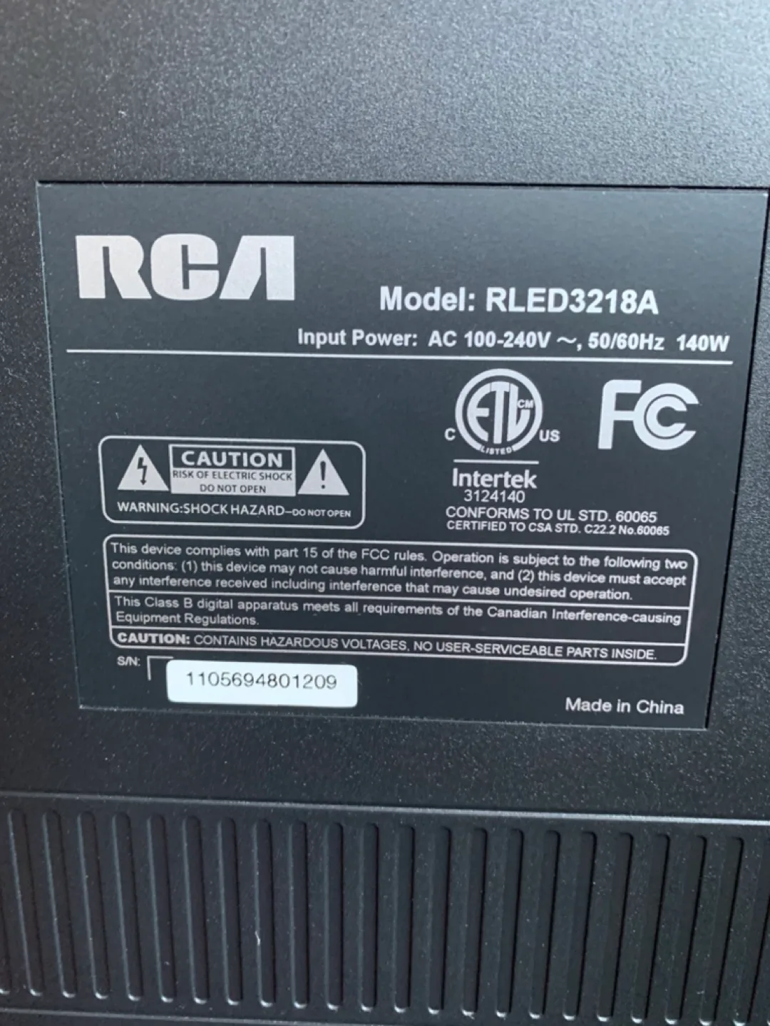 RCA RLED3218A 32-inch TV thumbnail